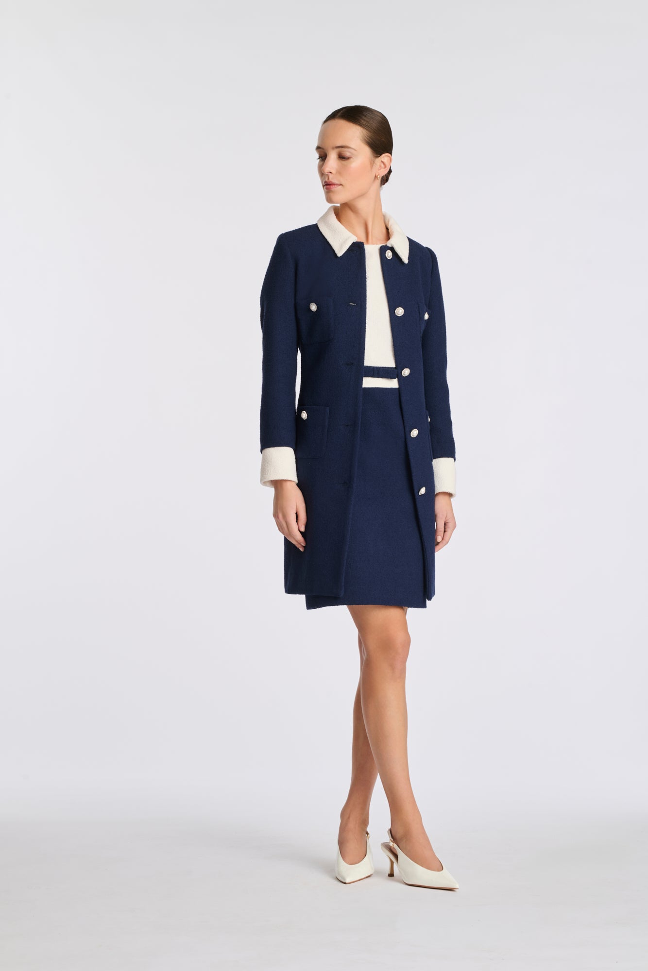 Manteau en bouclette de coton