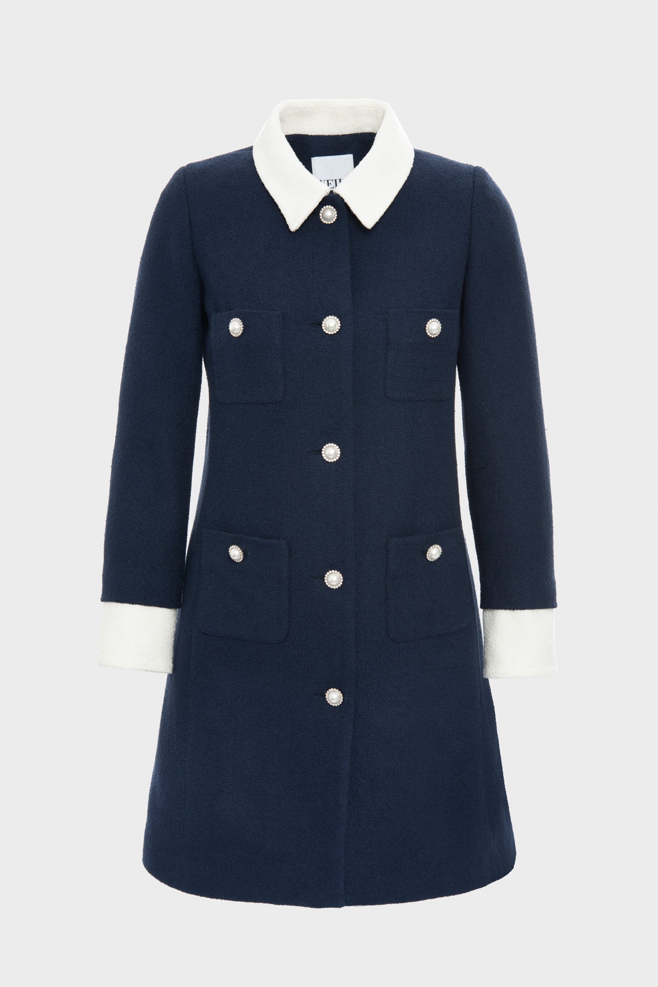 Manteau en bouclette de coton