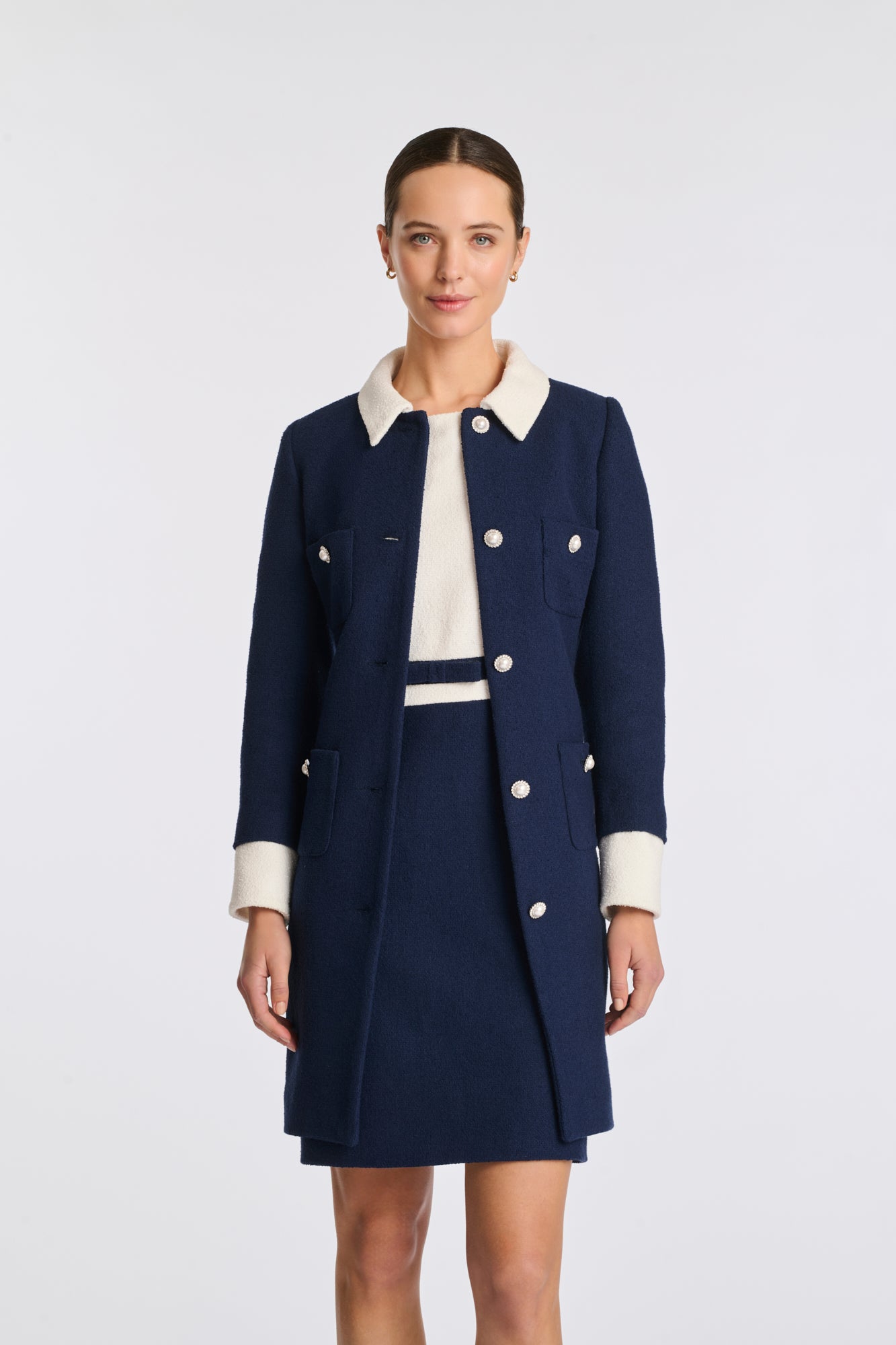 Manteau en bouclette de coton