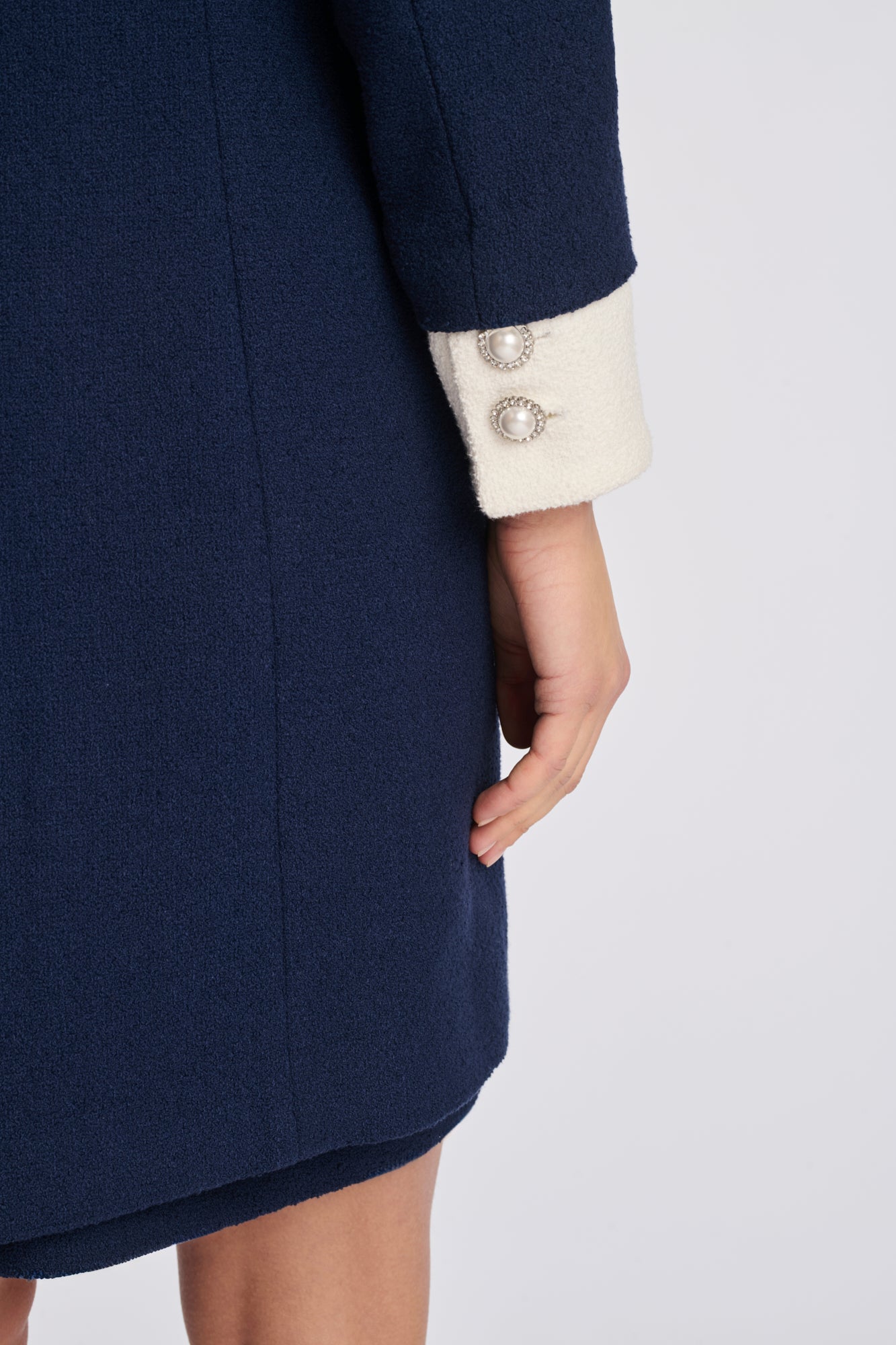 Manteau en bouclette de coton