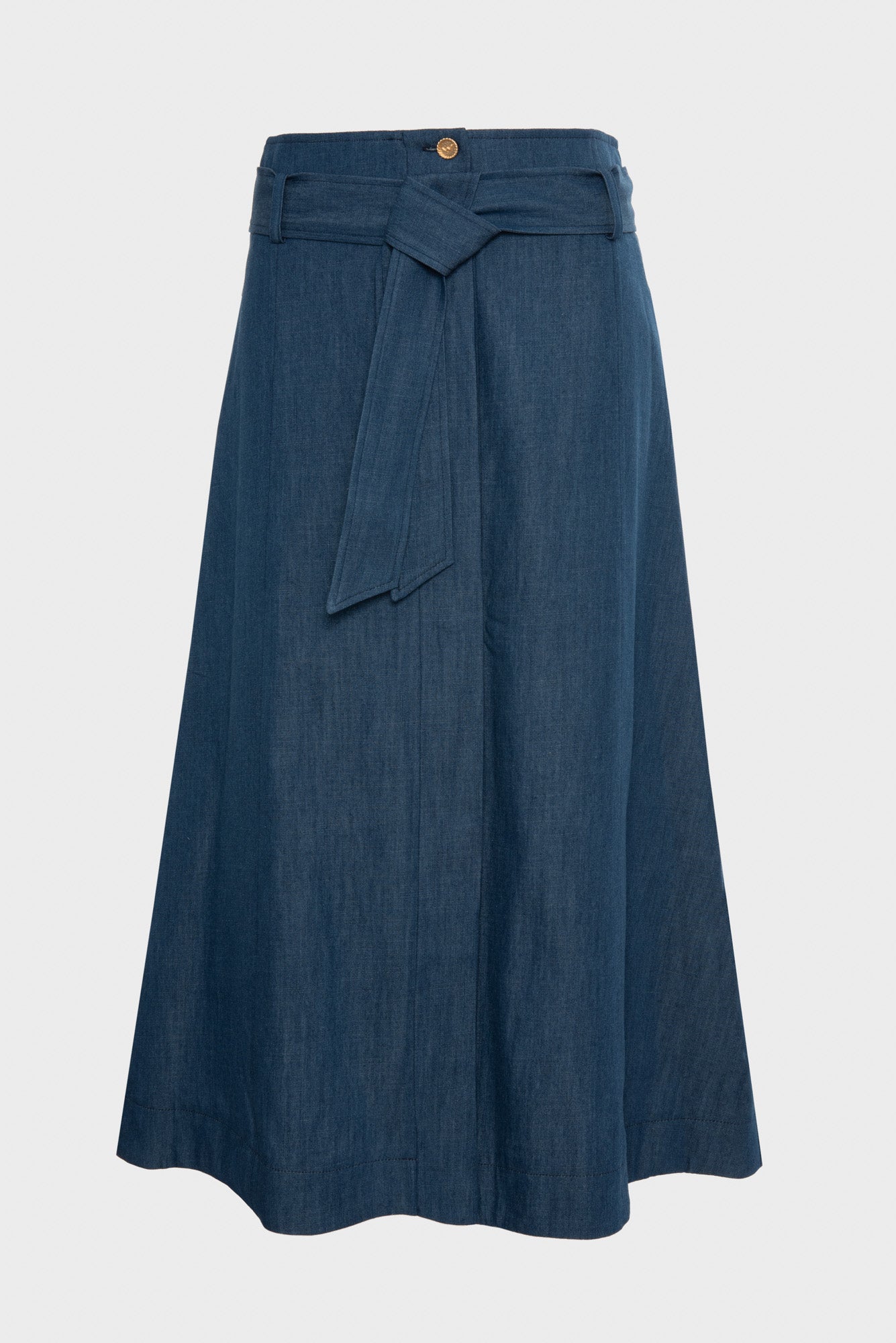 Jupe longue en denim fluide