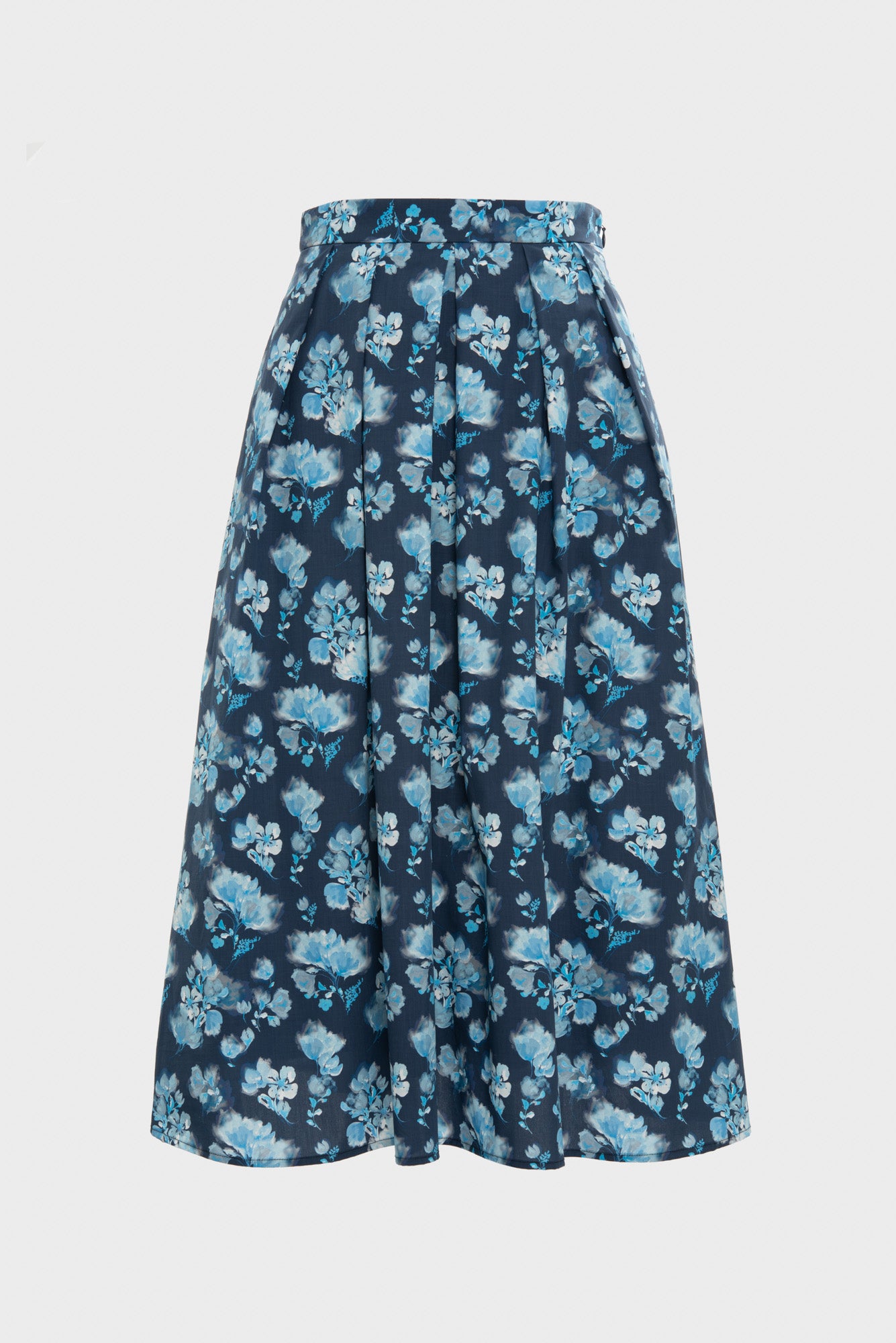 Jupe tulippe en coton imprimé