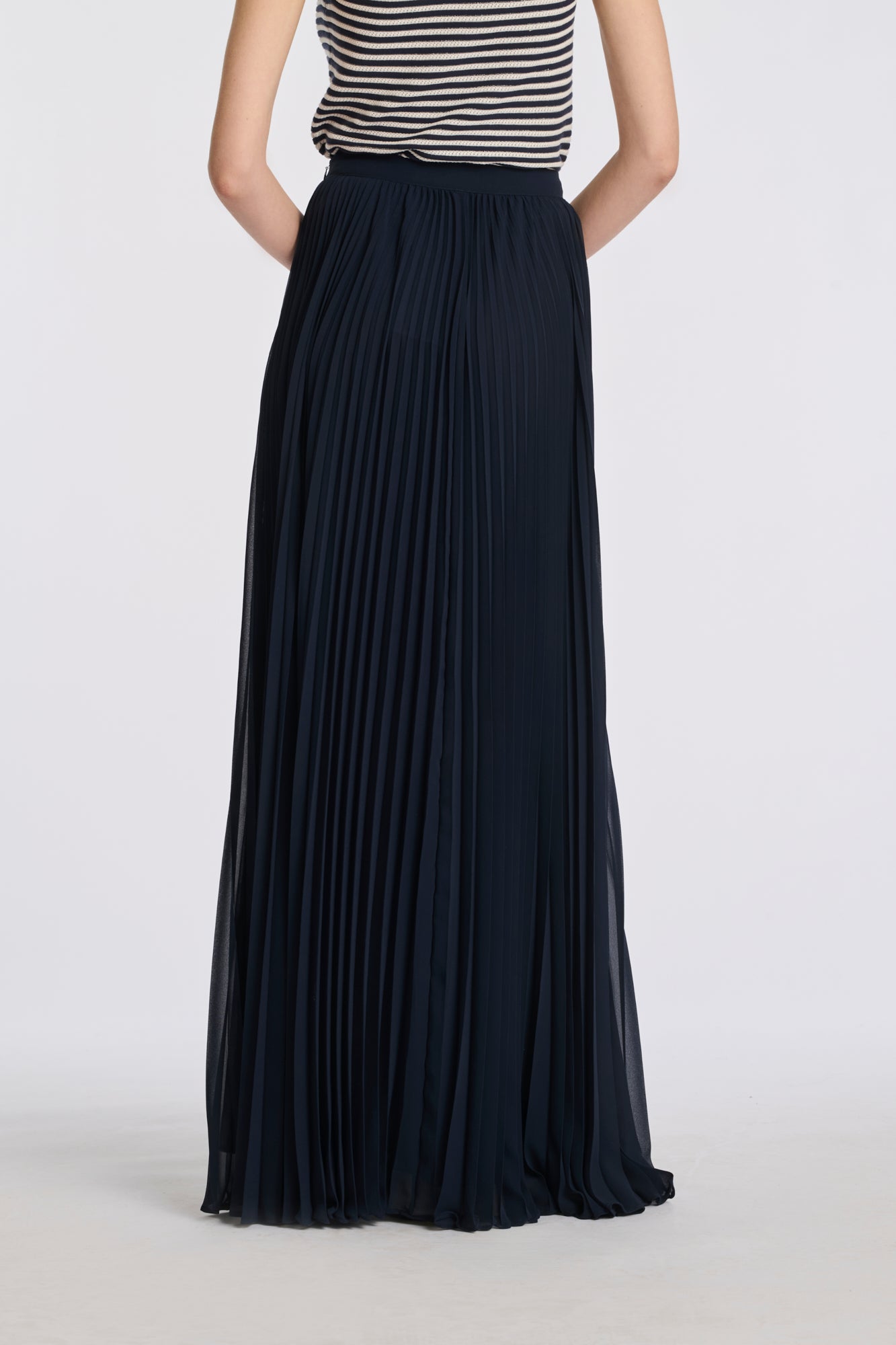 Jupe longue plissée
