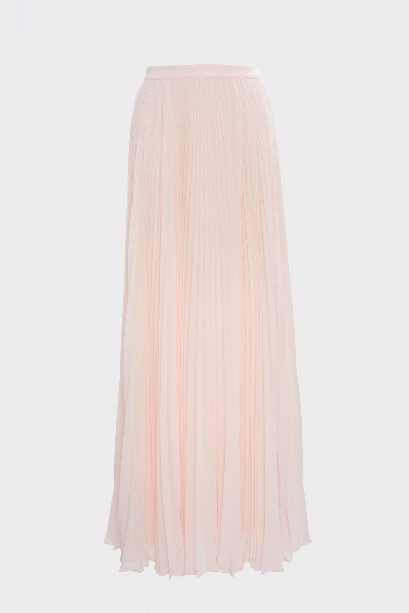 Long pleated skirt