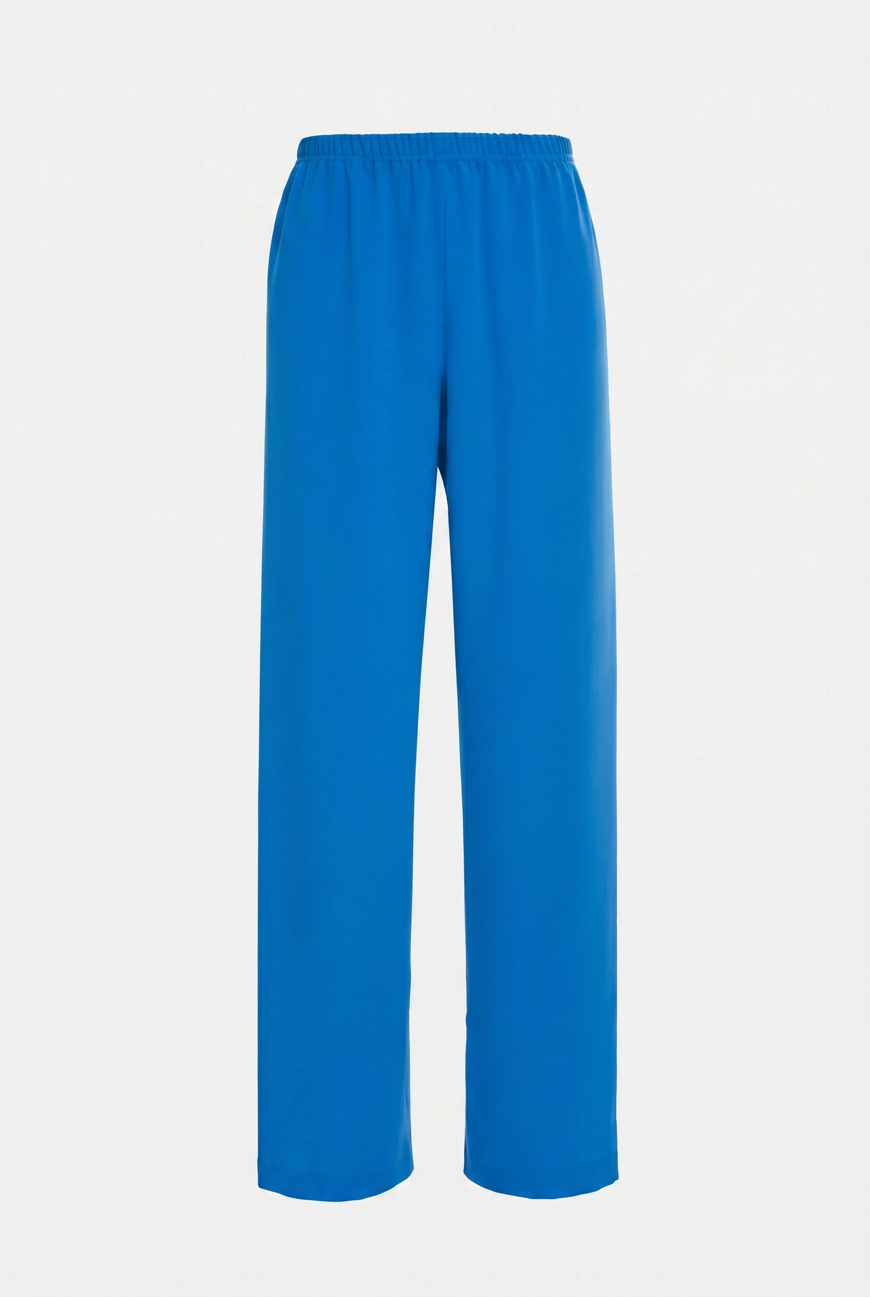 Wide-leg elasticated trousers