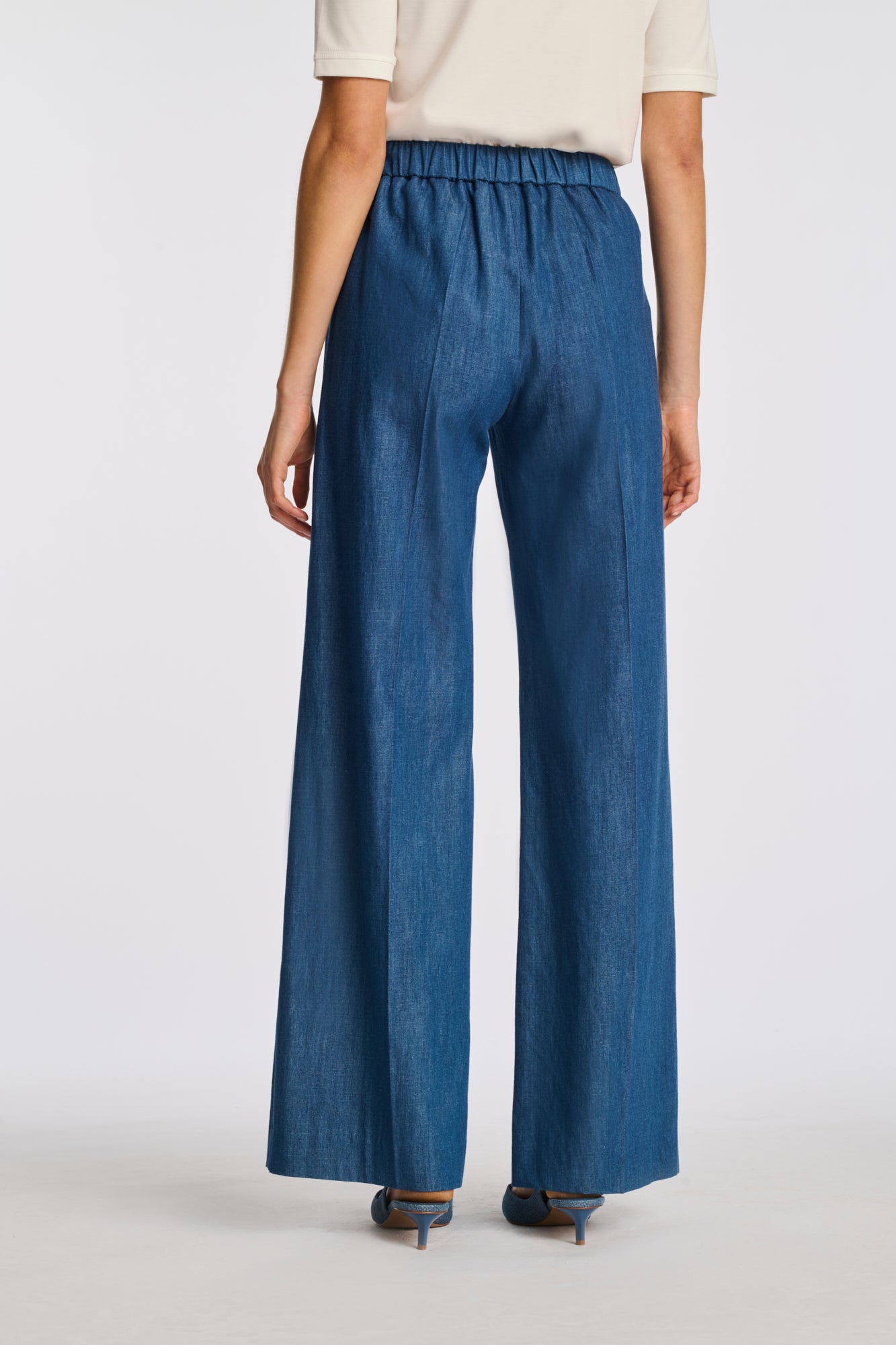 Pantalon en denim fluide