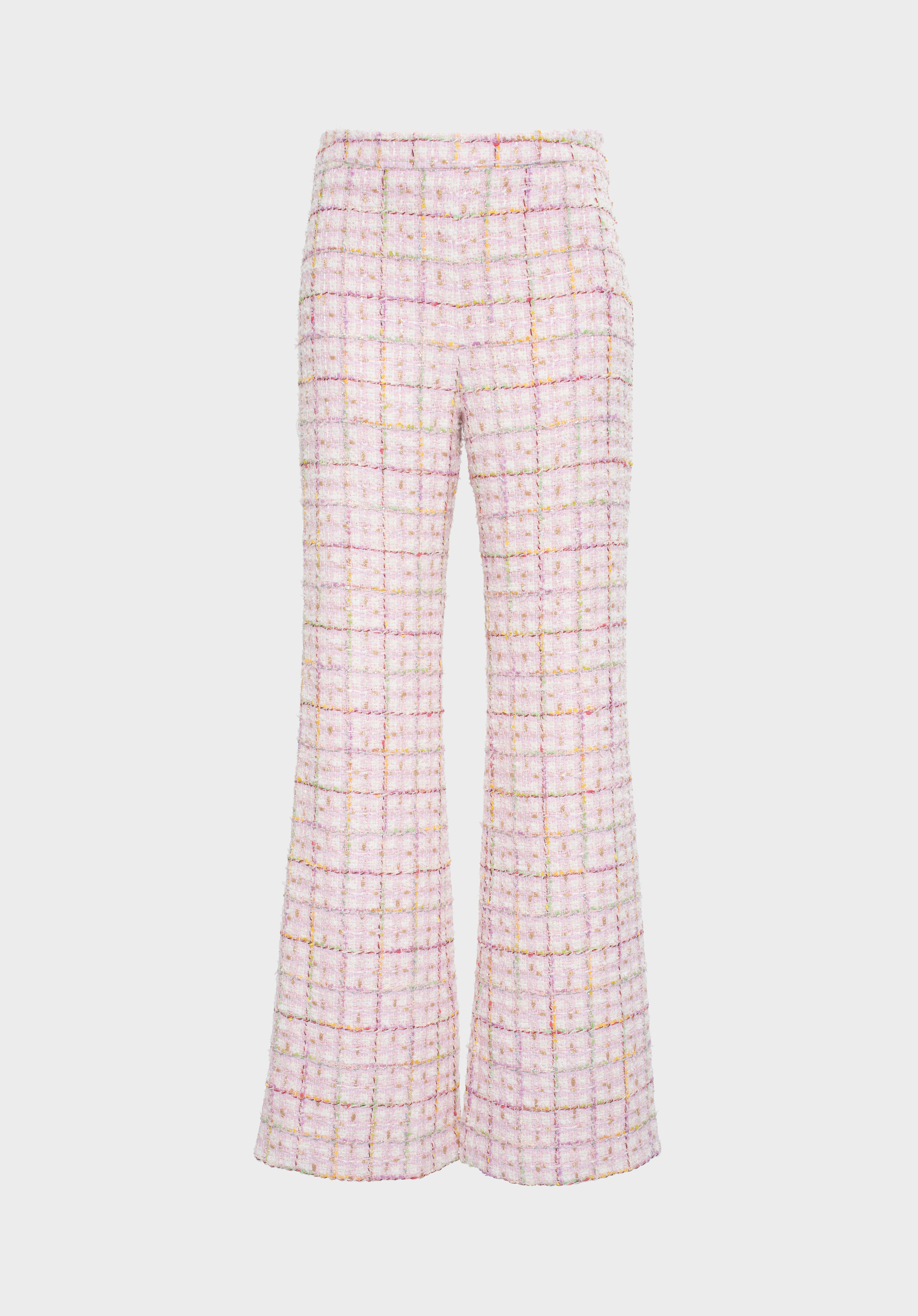 Pantalon en tweed fantaisie