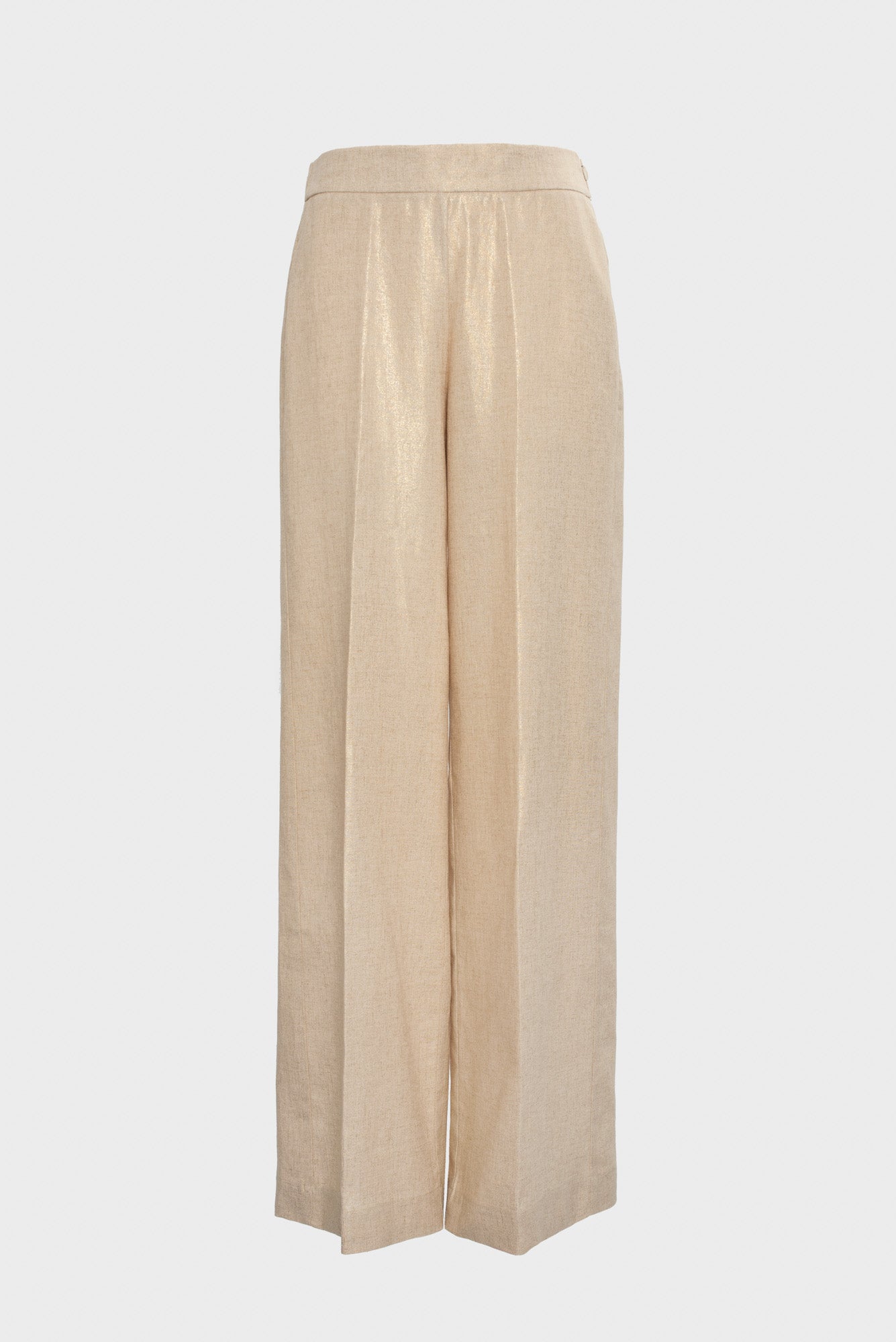Pantalon en lin irisé