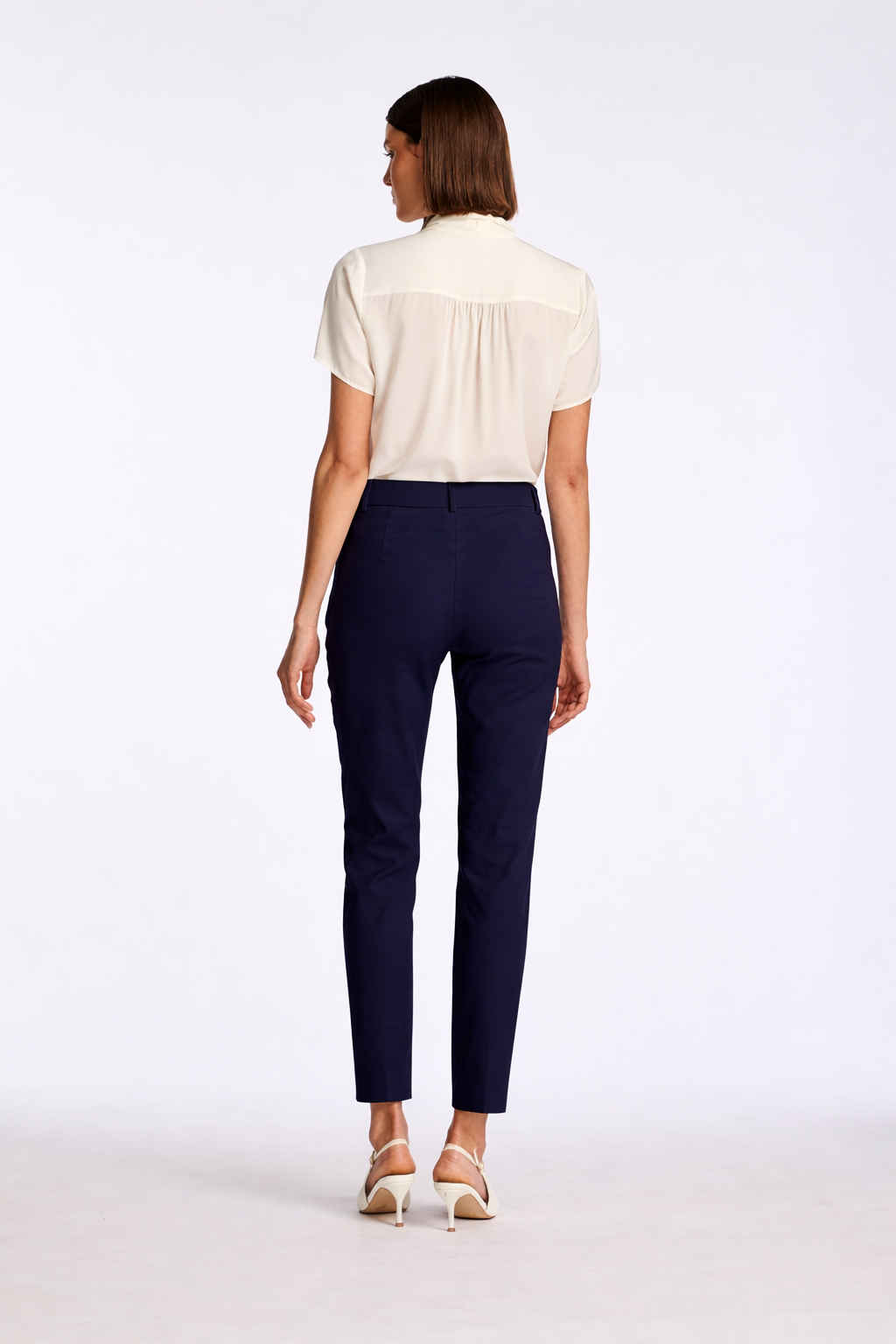 Cigarette-cut trousers