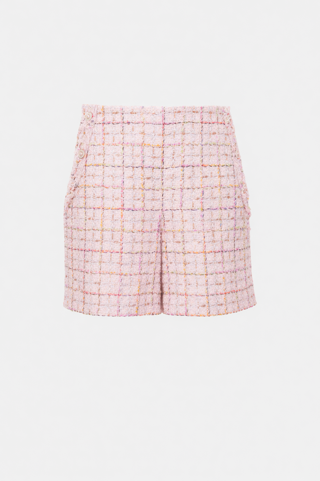 Short en tweed pastel