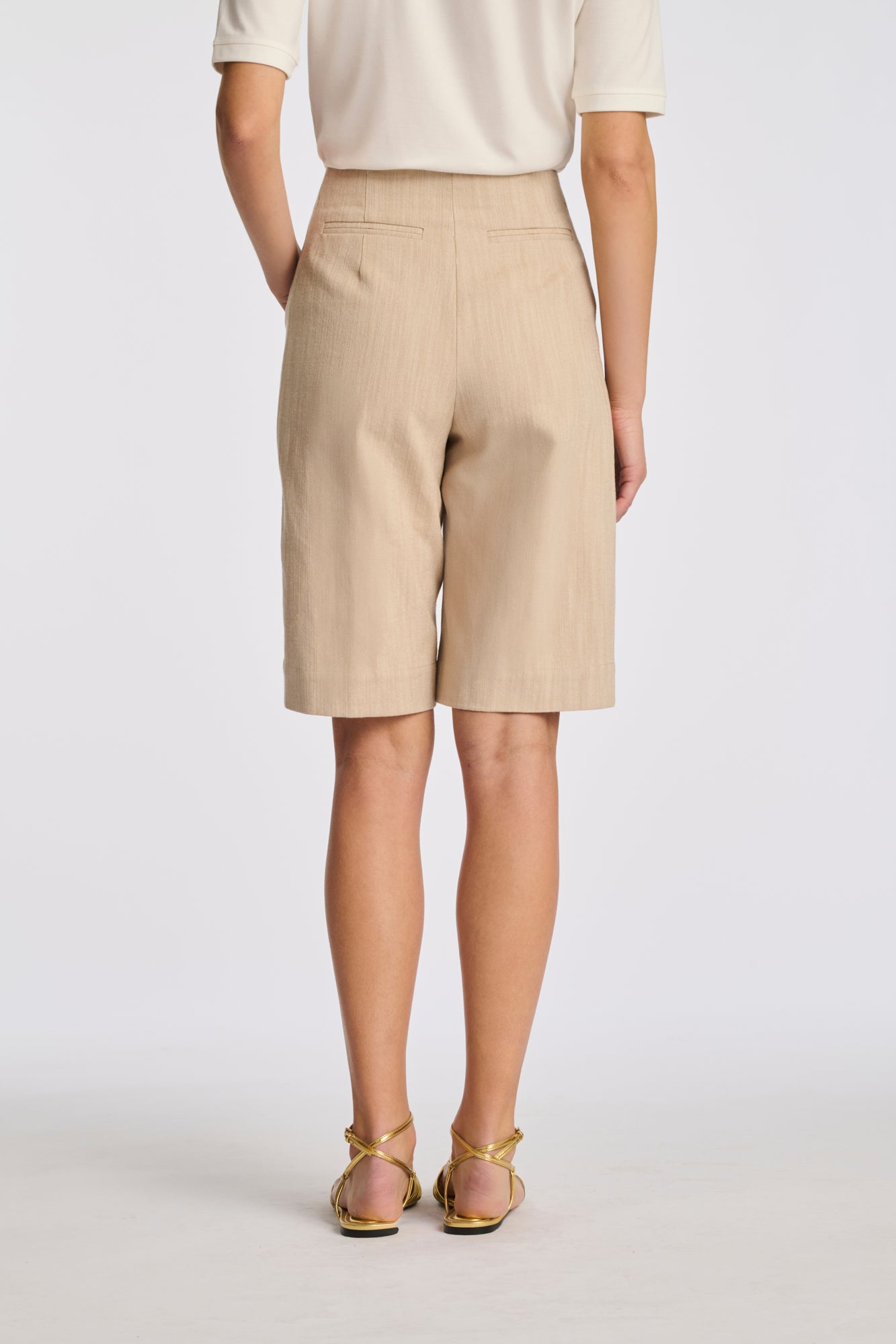 Denim Bermuda shorts