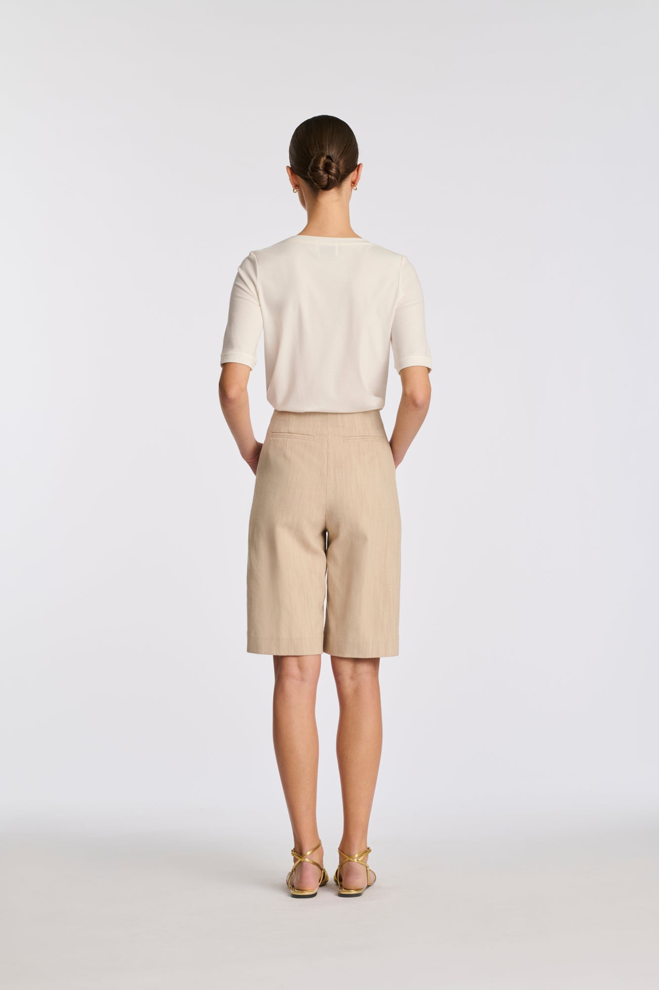 Denim Bermuda shorts