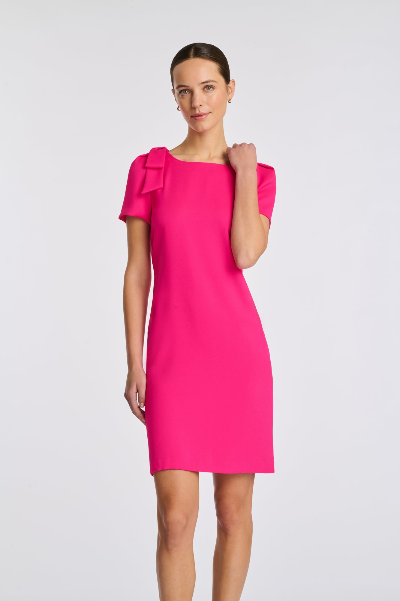 Robe cocktail envers satin