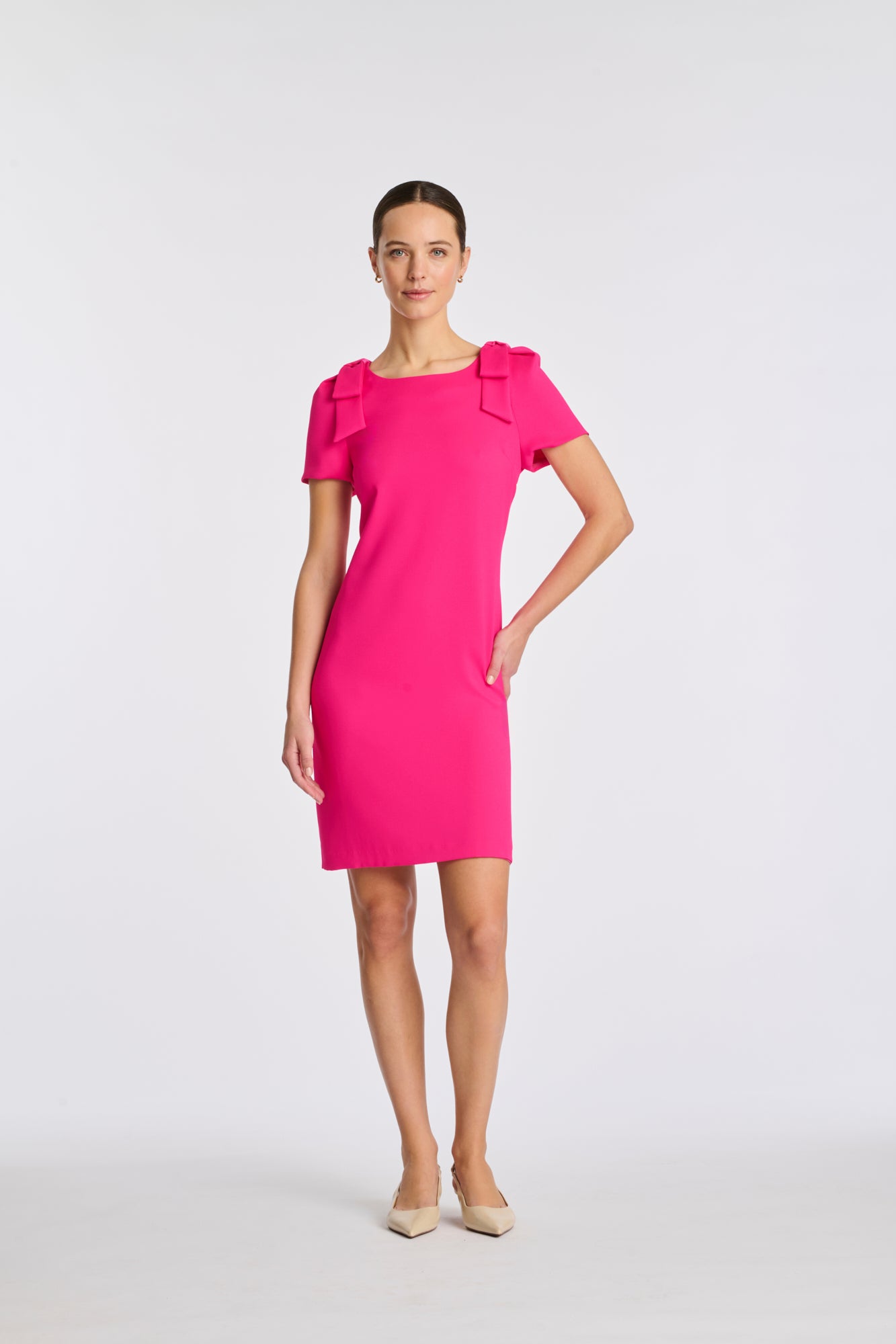 Robe cocktail envers satin