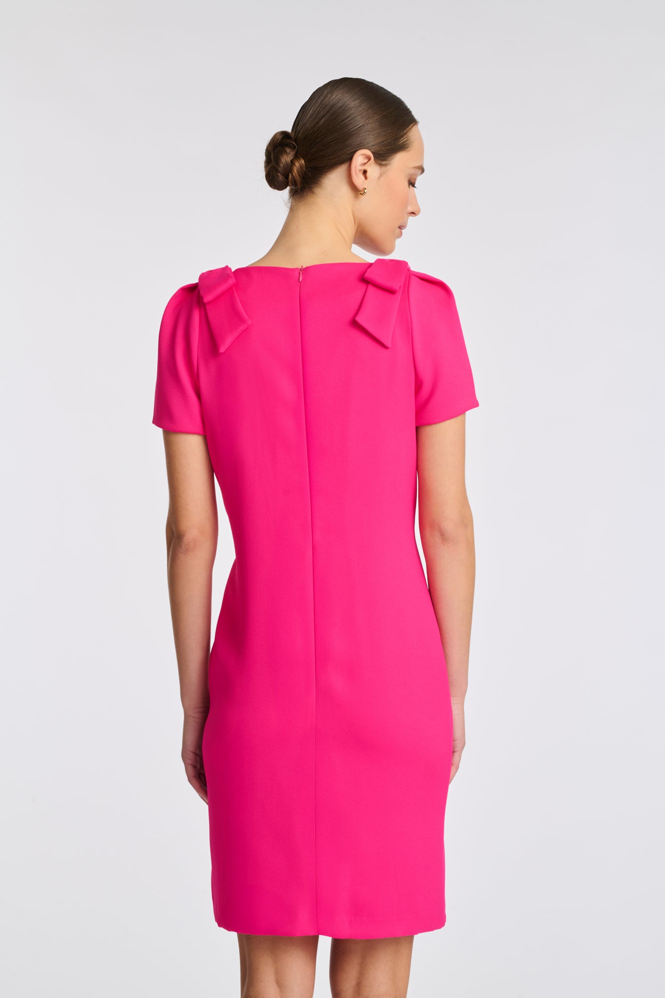 Robe cocktail envers satin