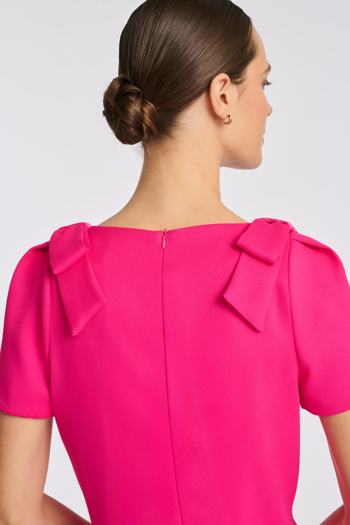 Robe cocktail envers satin