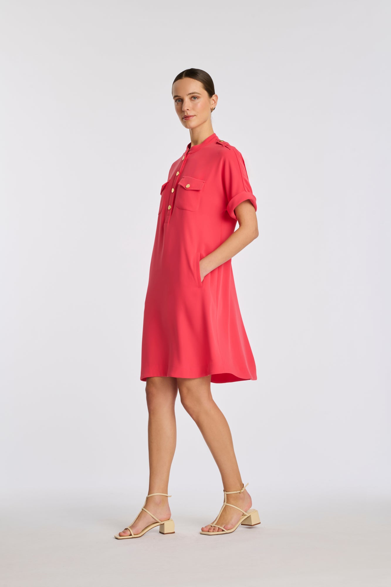 Robe polo en microfibre