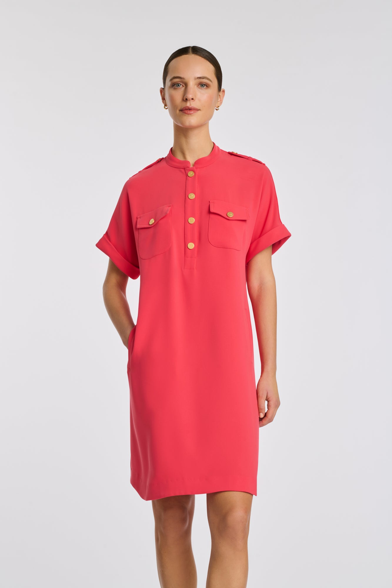 Robe polo en microfibre