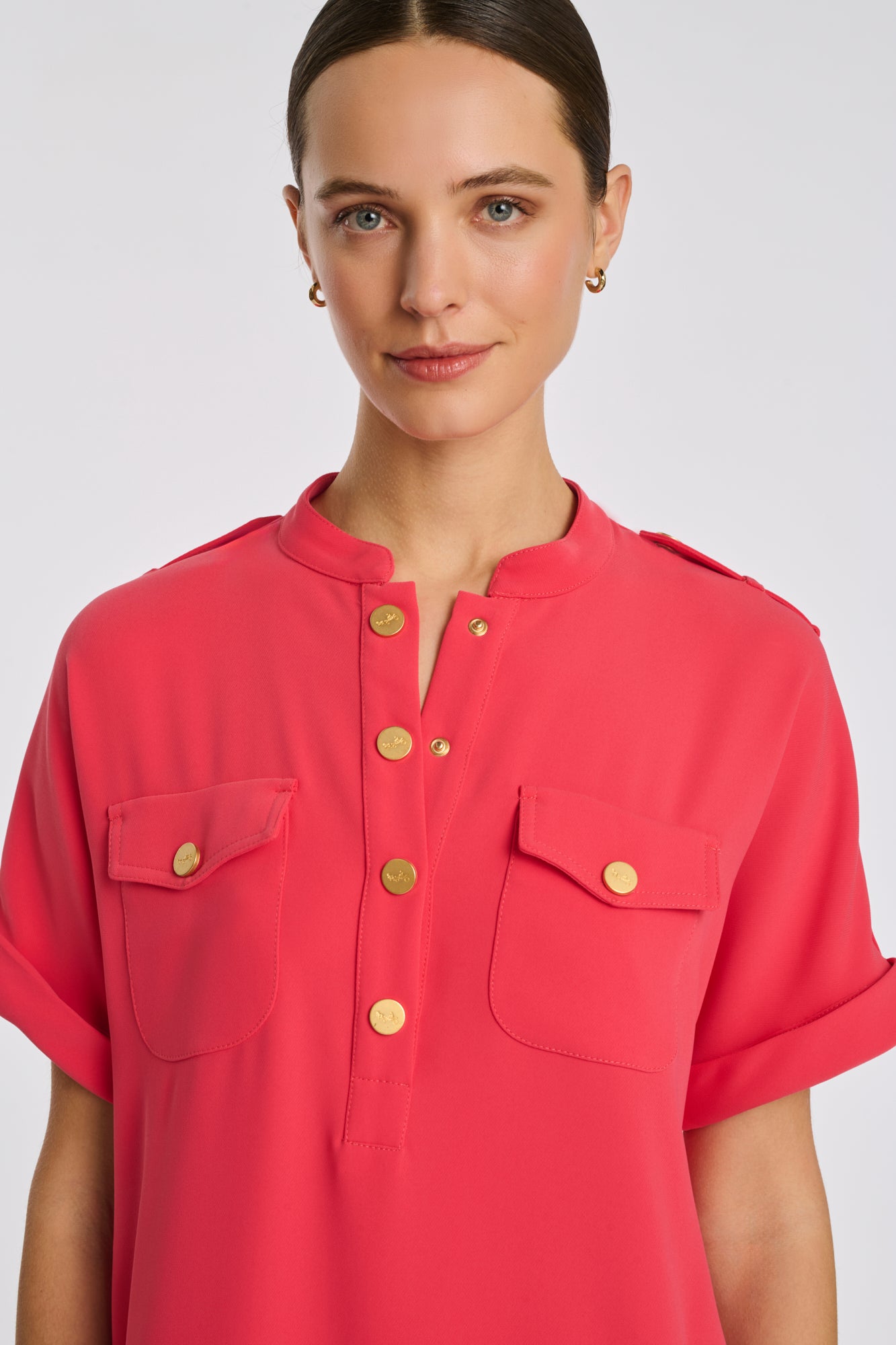 Robe polo en microfibre