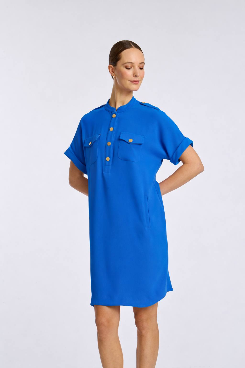 Robe polo en microfibre