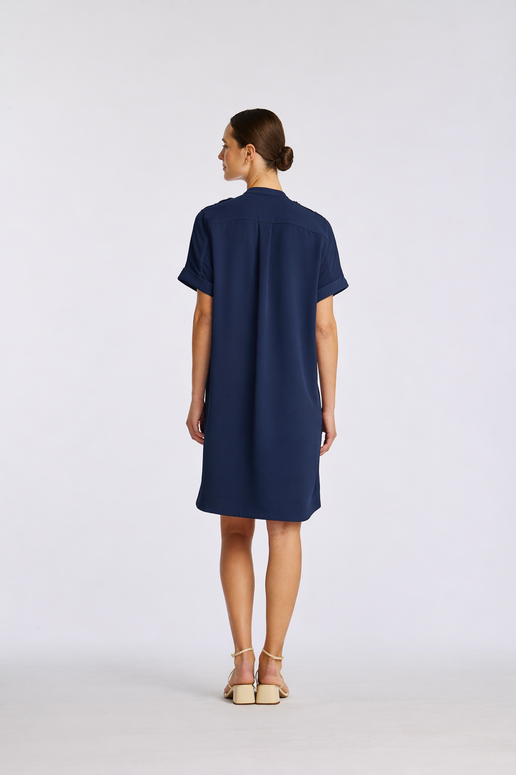 Microfibre polo dress