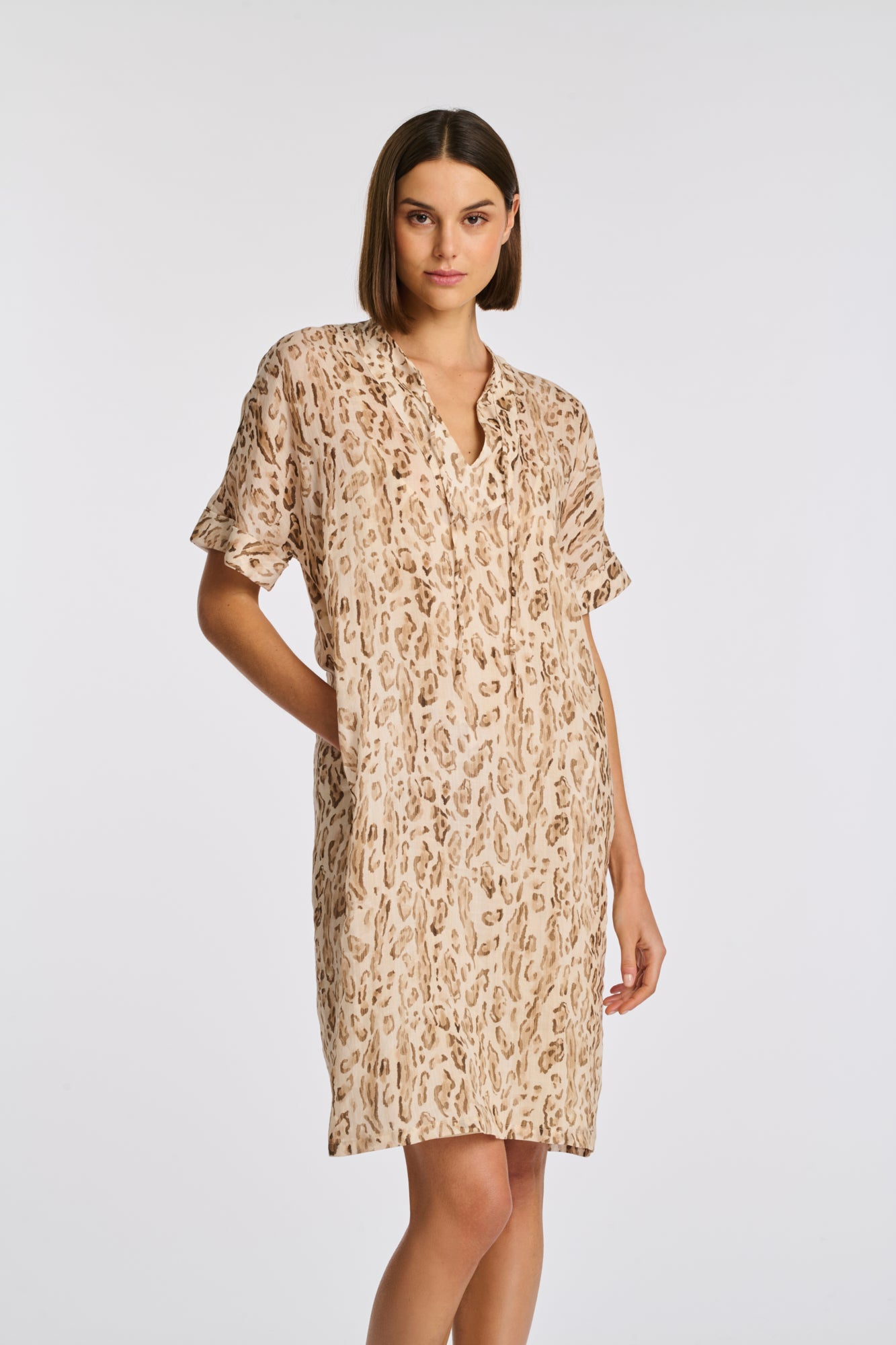 Robe en voile imprimée