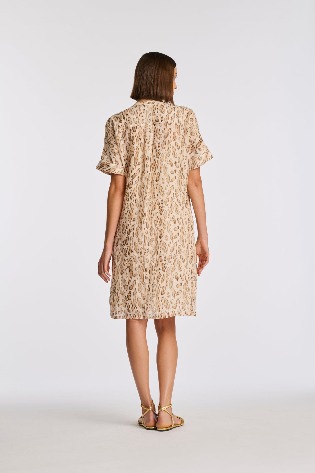 Robe en voile imprimée