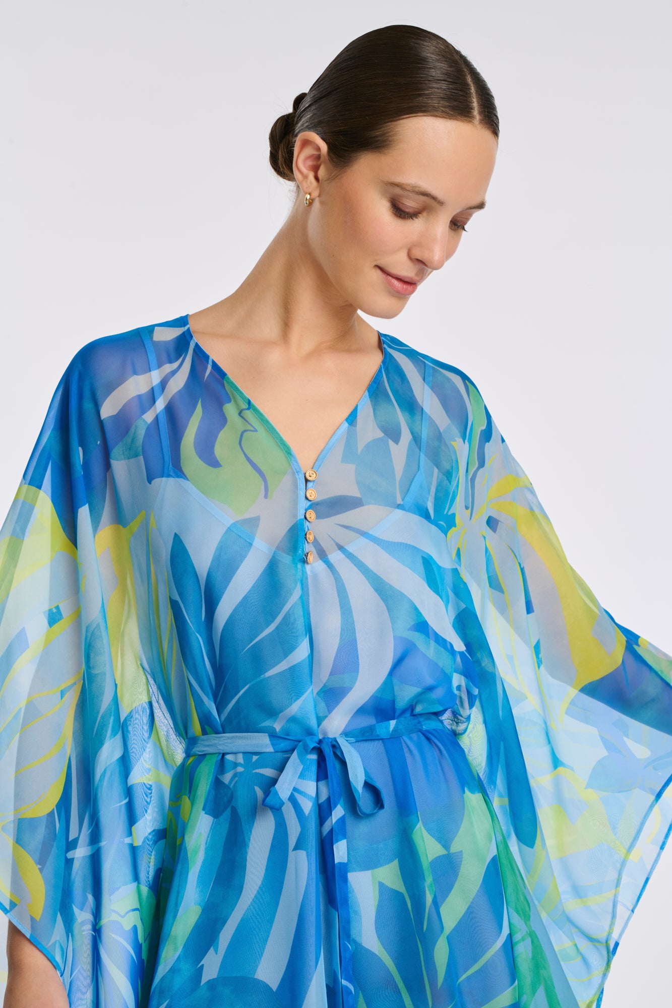 Robe kaftans imprimée