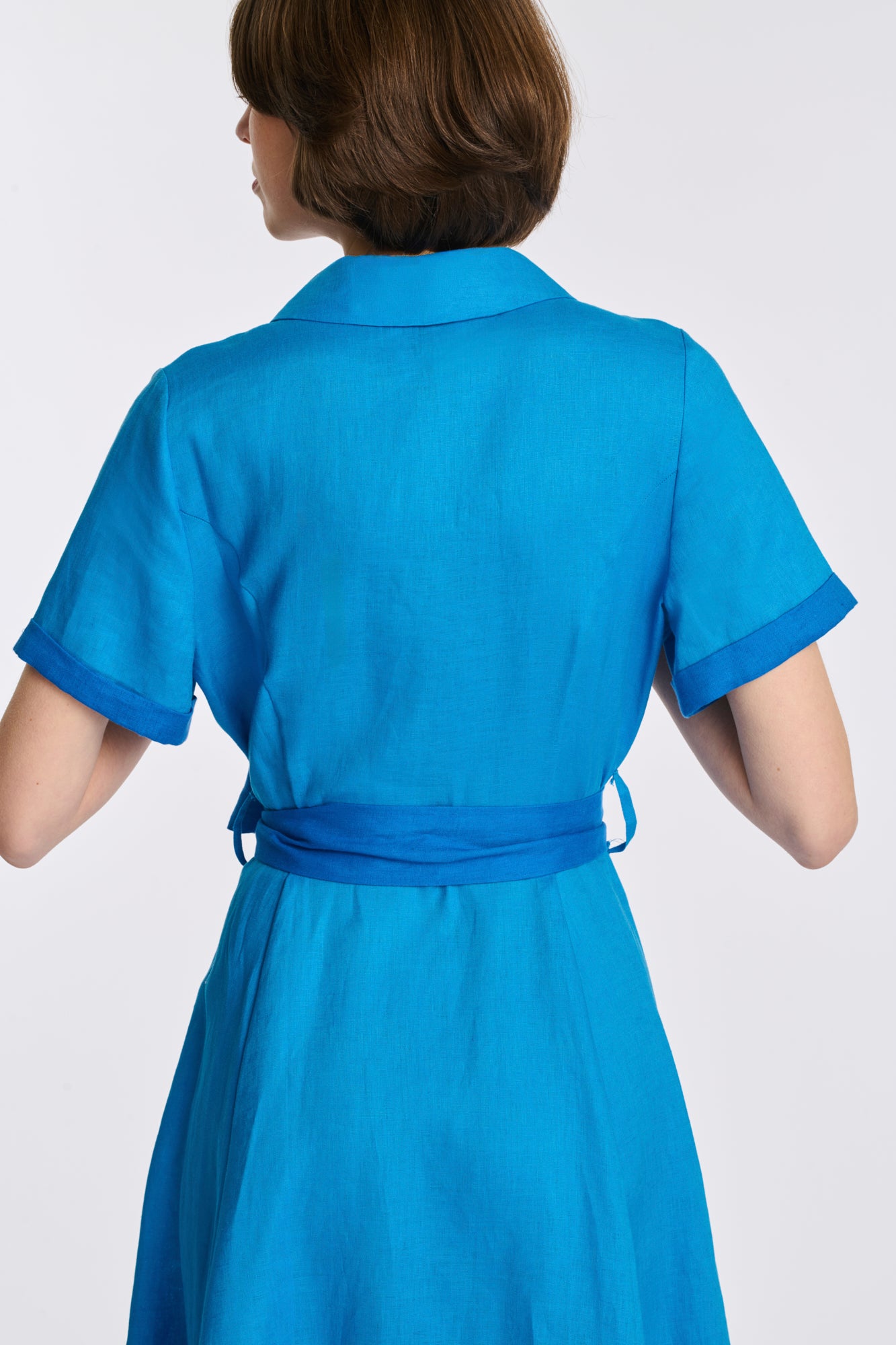 Robe chemise en lin