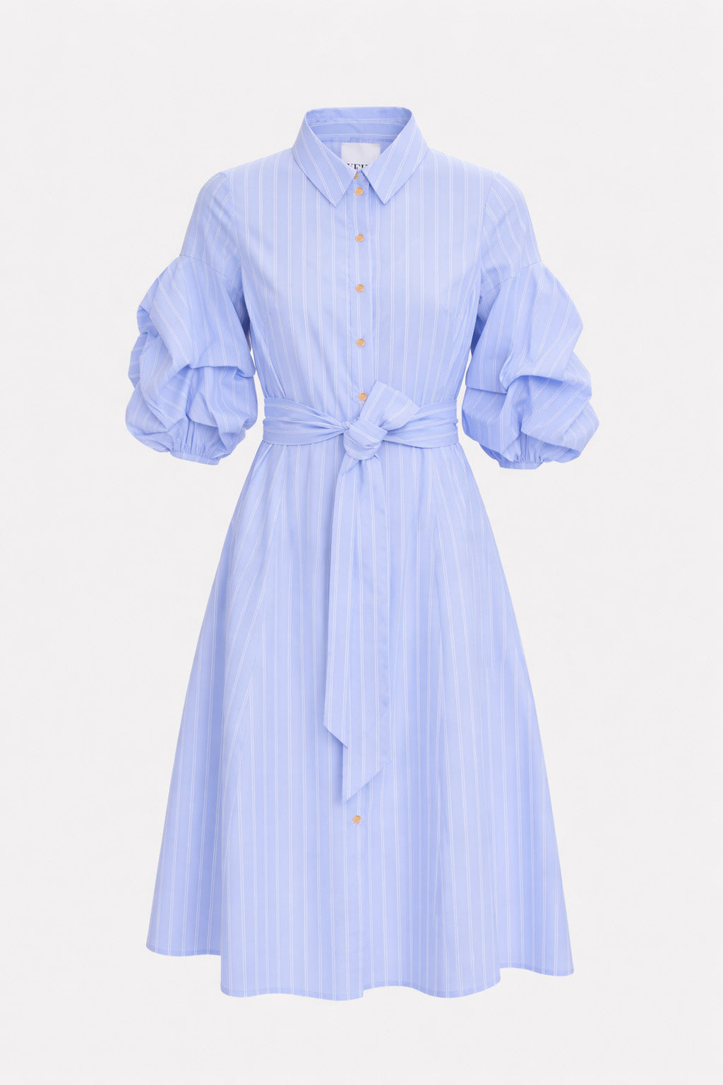 Robe chemise à rayures