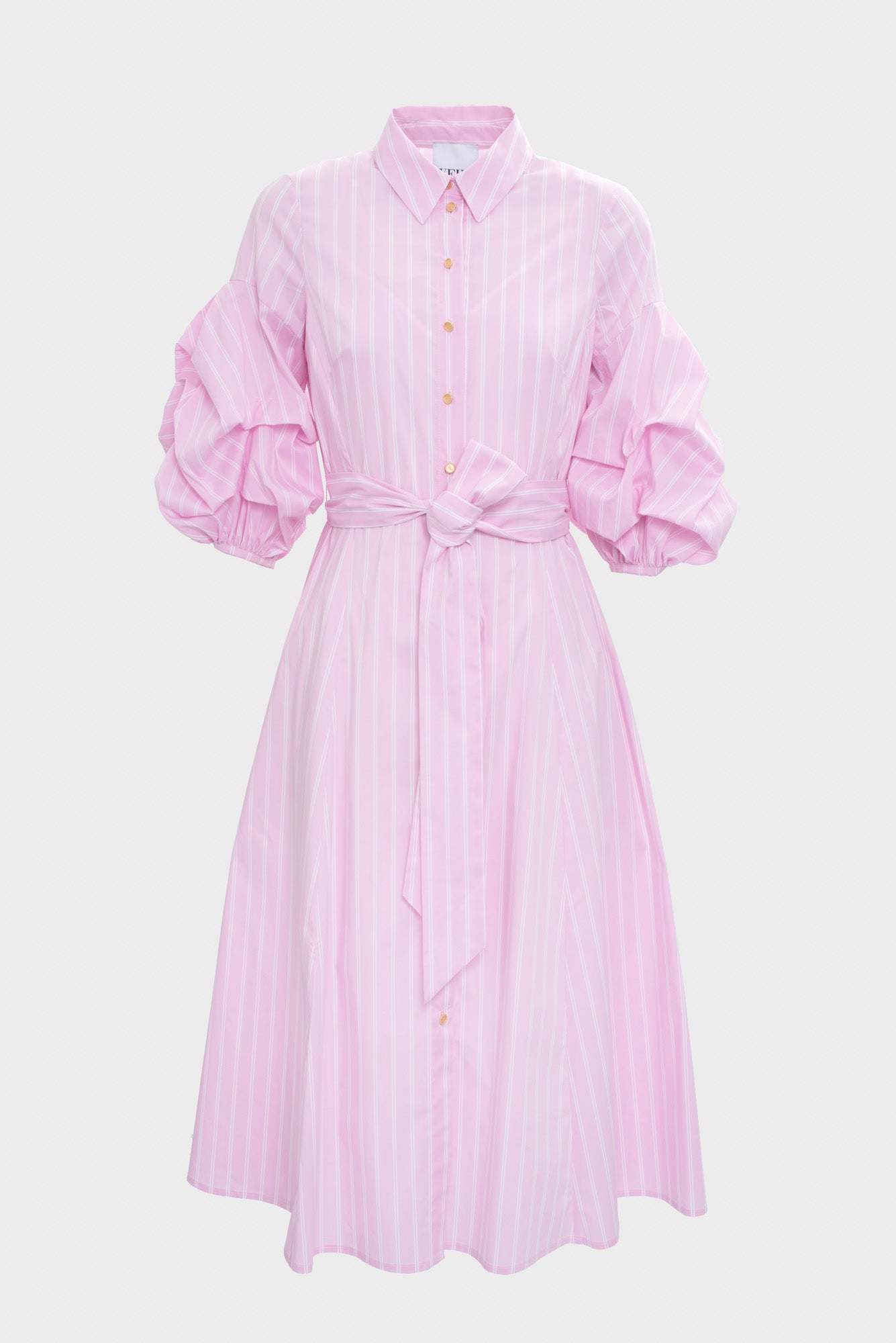 Robe chemise à rayures