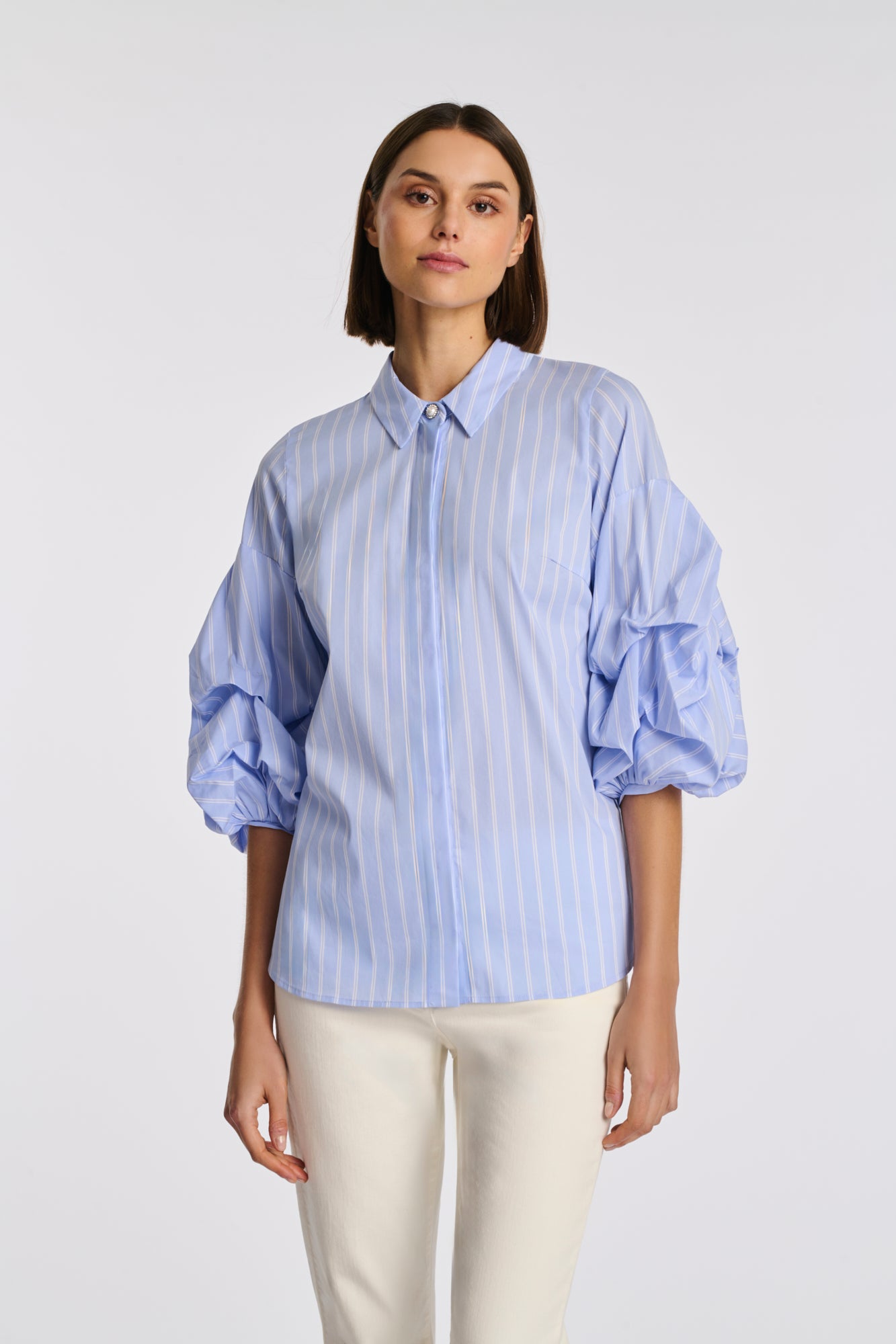 Striped cotton shirt
