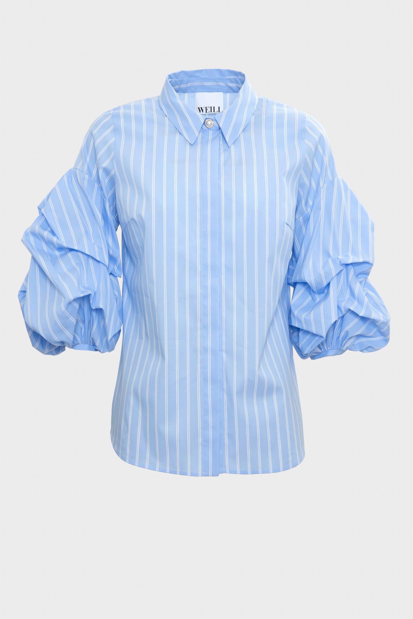 Chemise en coton rayée