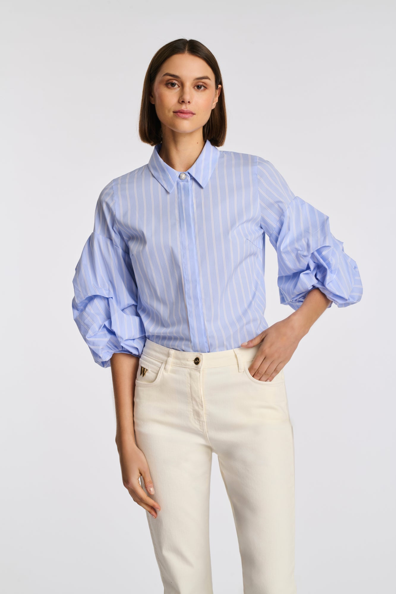 Striped cotton shirt