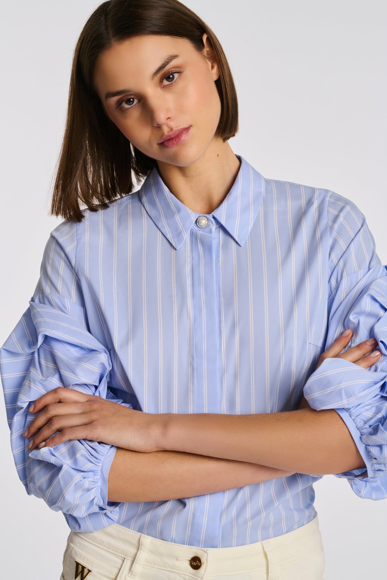 Striped cotton shirt