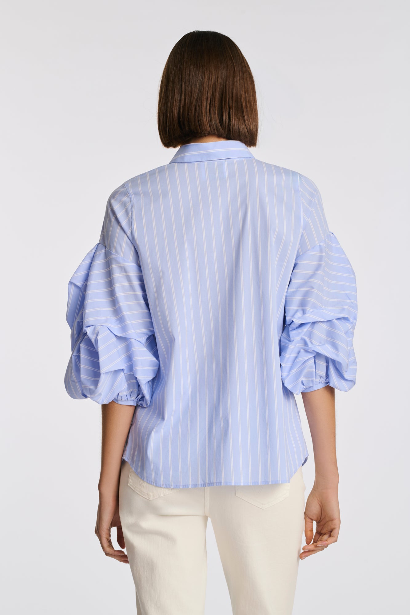 Chemise en coton rayée