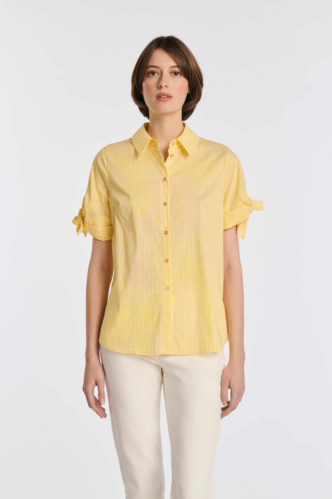 Chemise en coton vichy