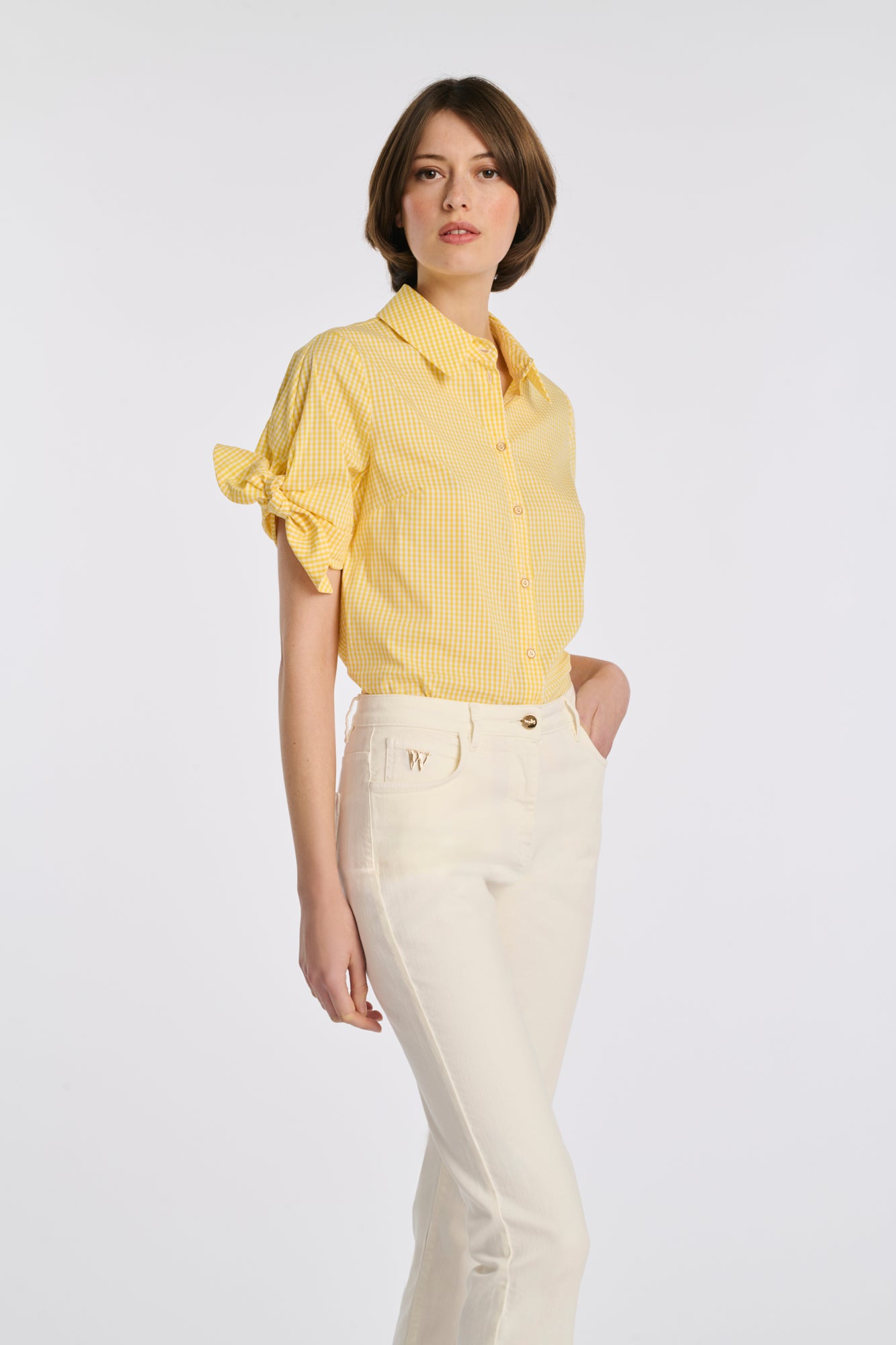 Chemise en coton vichy