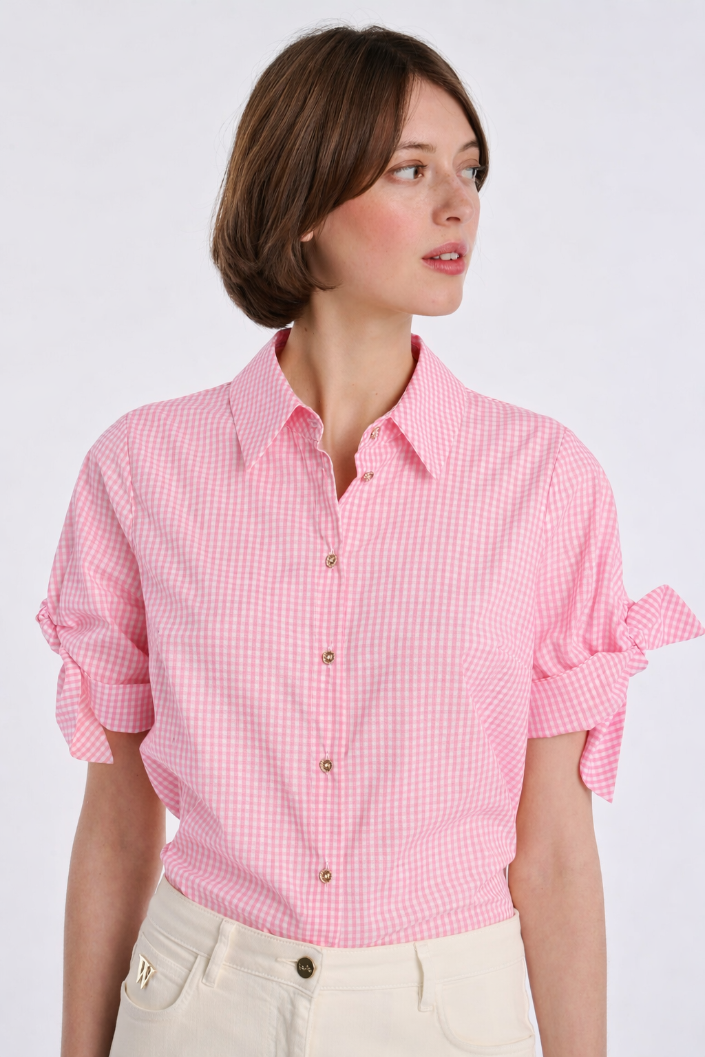 Chemise en coton vichy