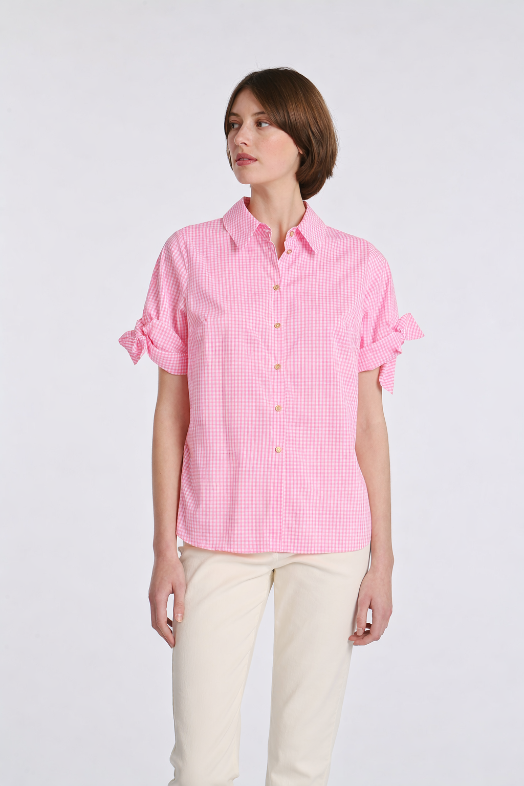 Chemise en coton vichy