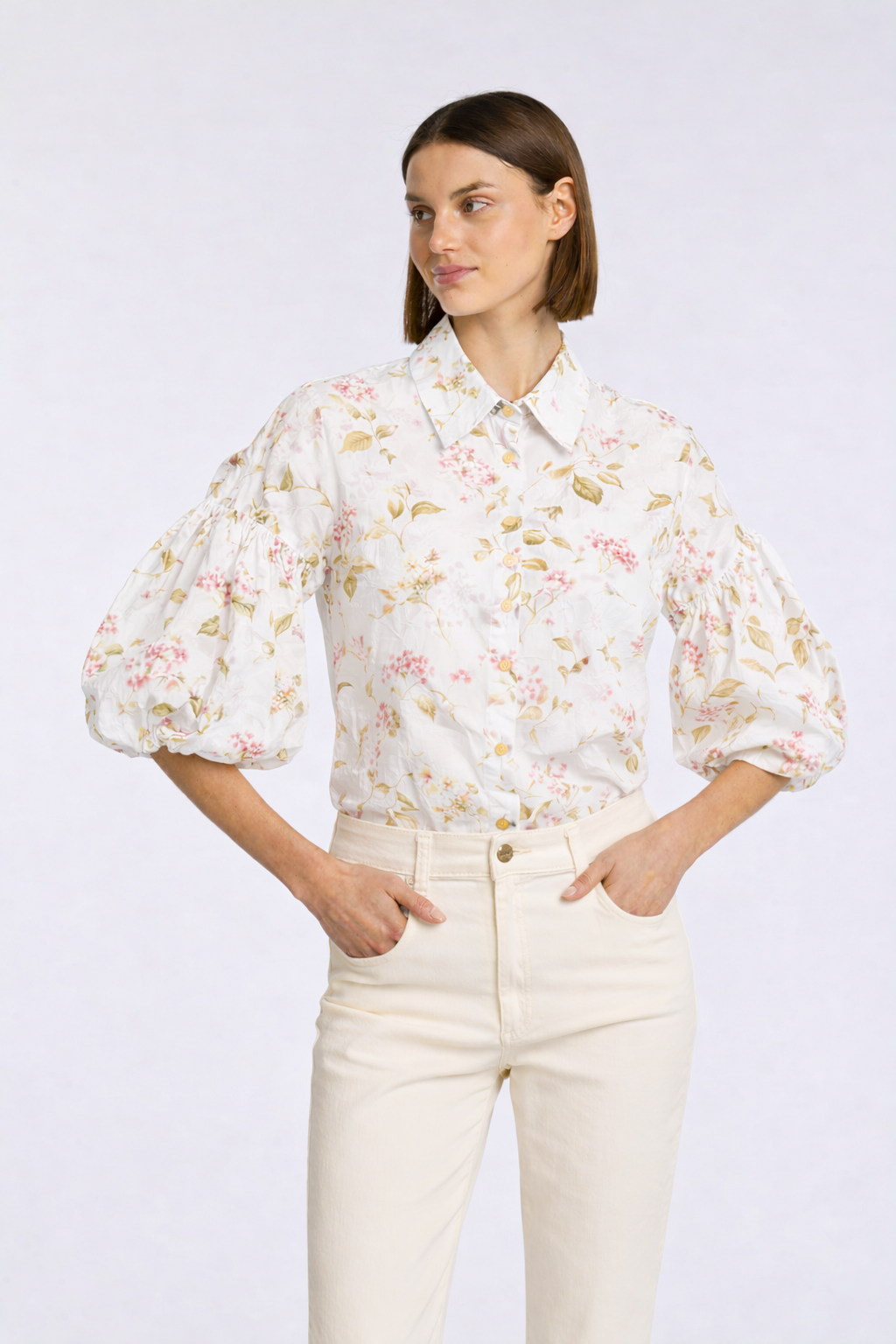 Chemise en coton à imprimée