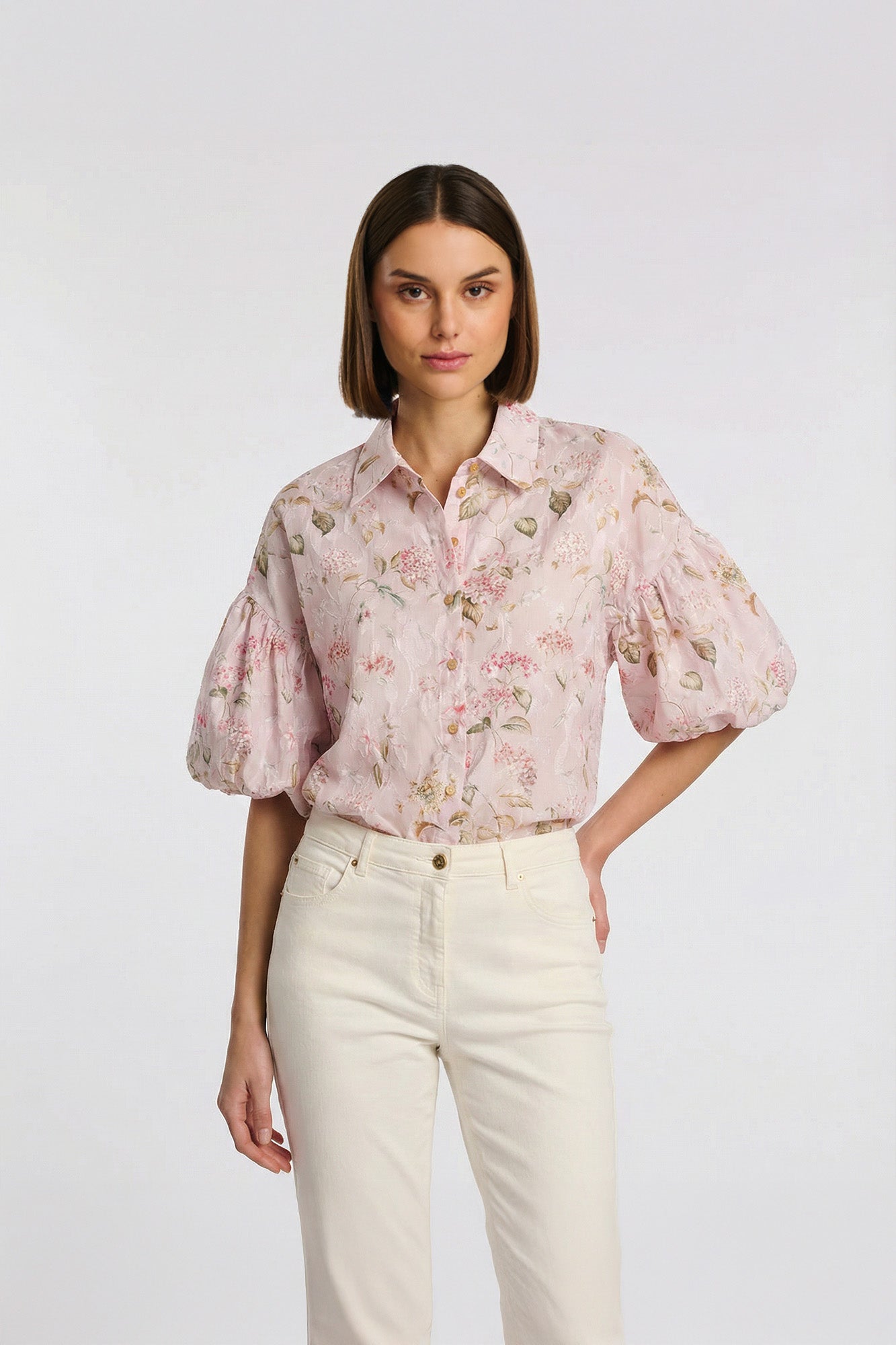 Chemise en coton à imprimée