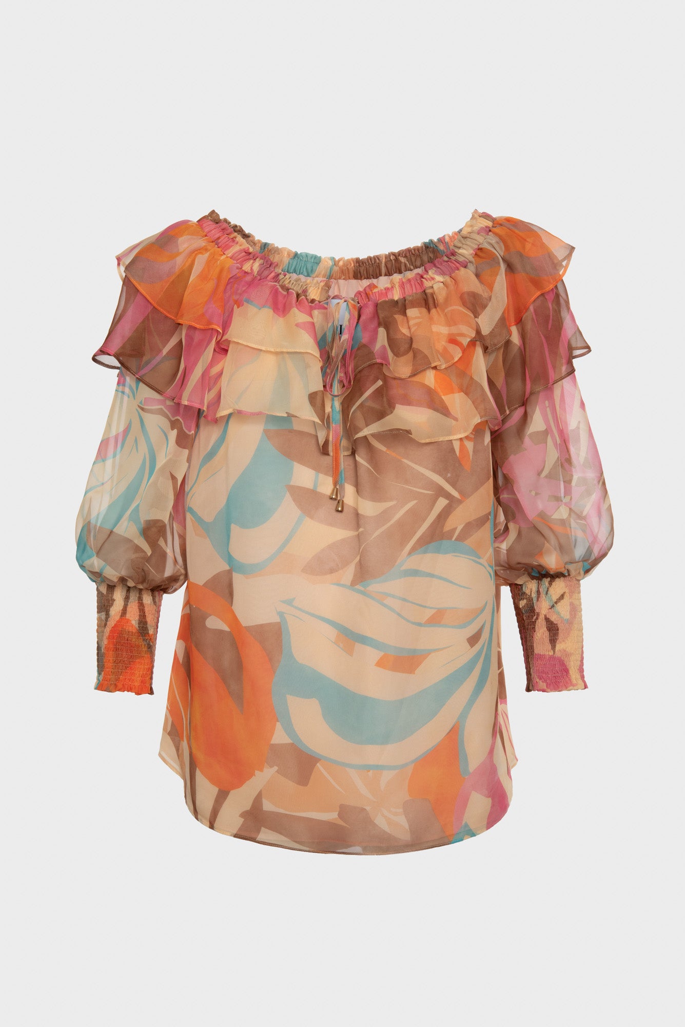 Ruffled blouse