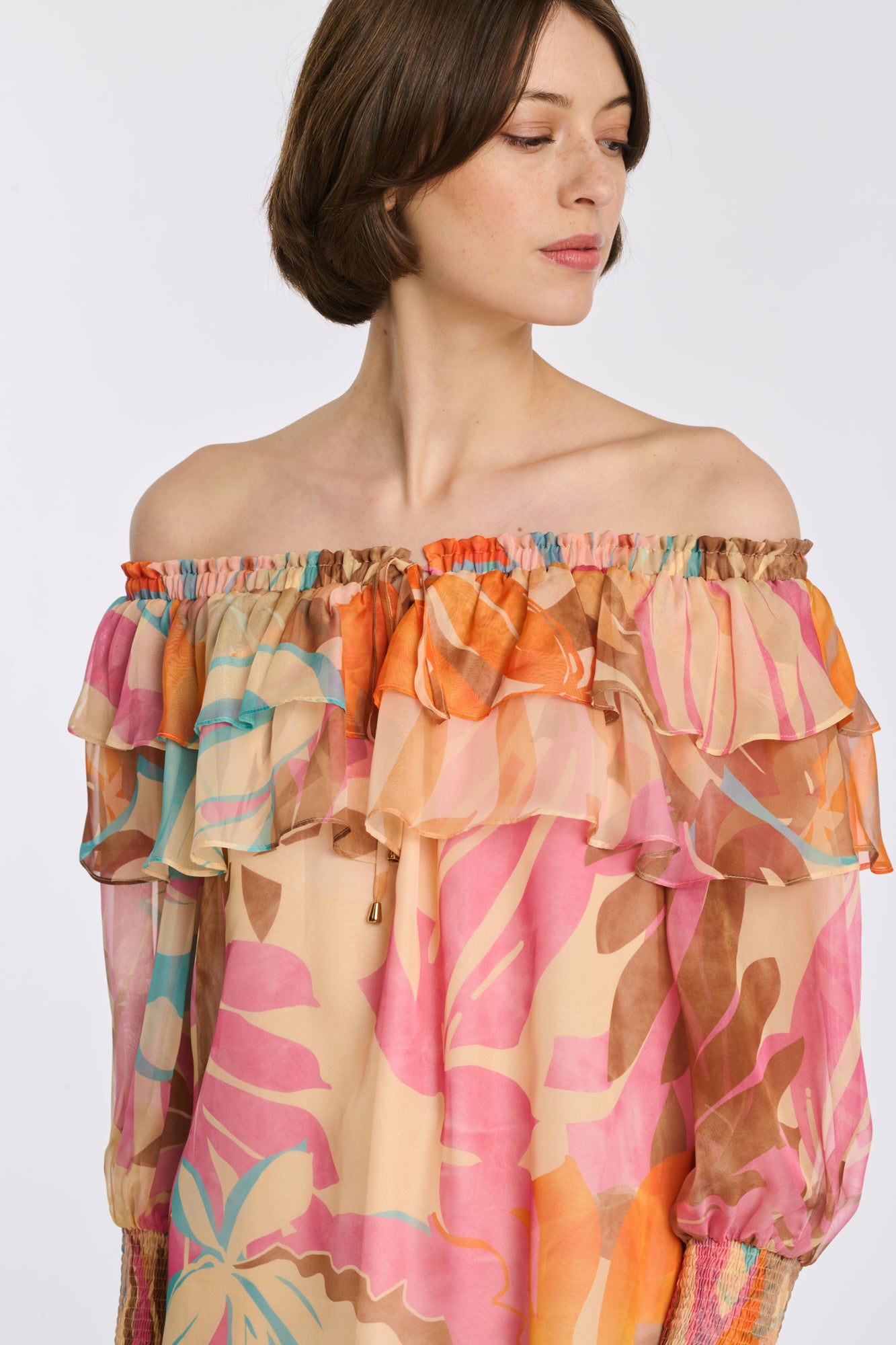 Ruffled blouse