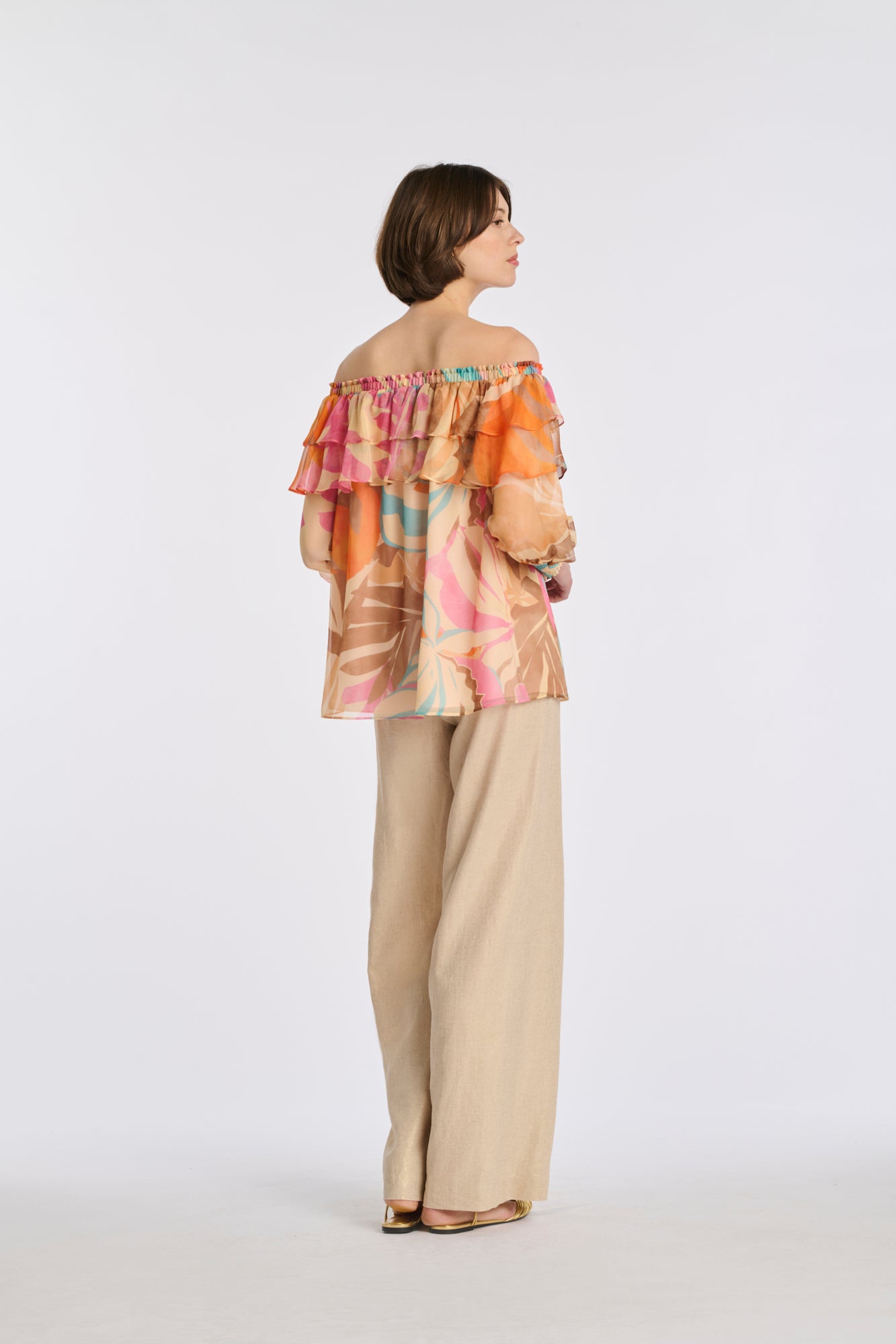 Ruffled blouse