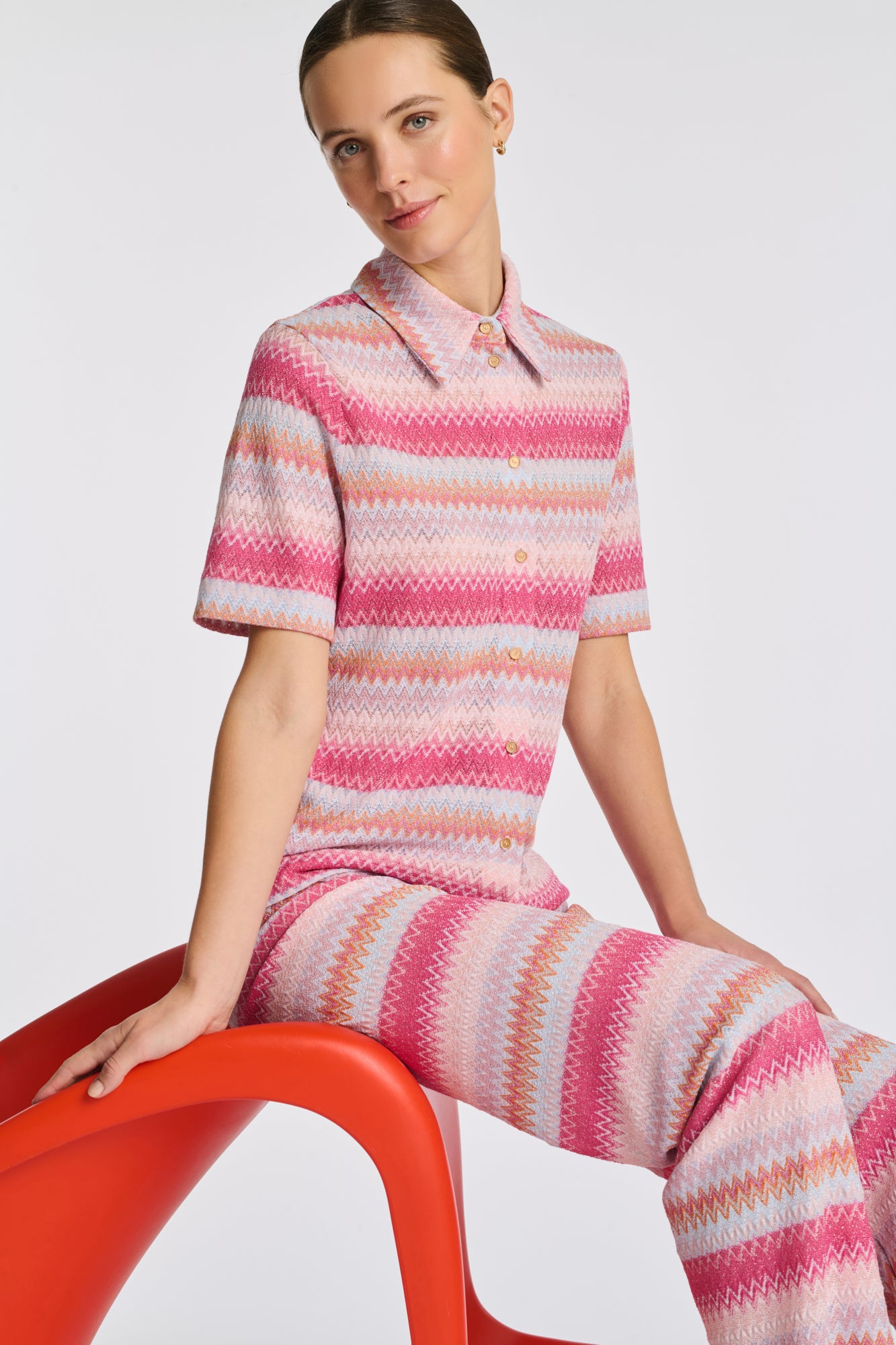 Chemise en jersey fantaisie