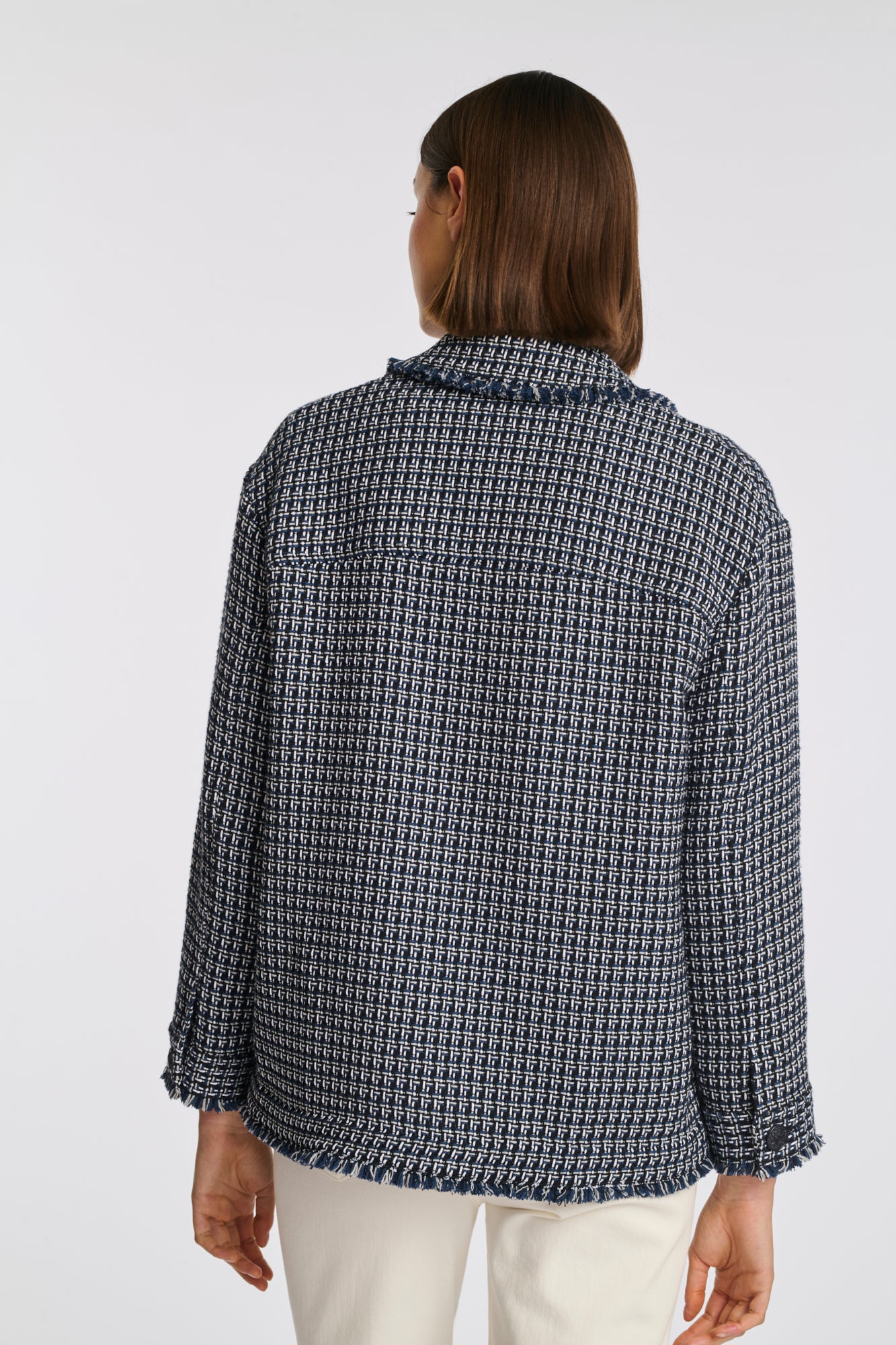 Surchemise en tweed