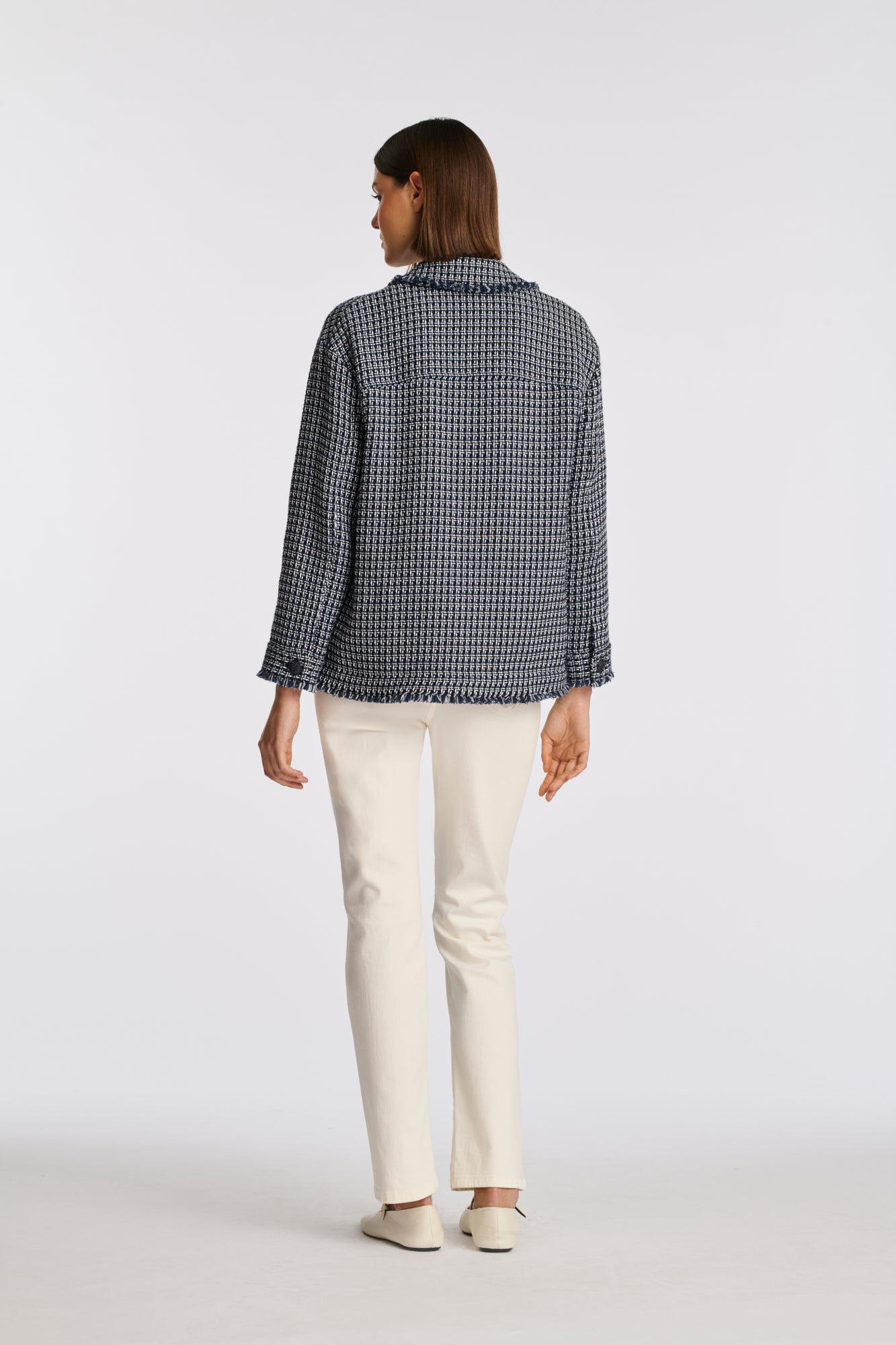 Surchemise en tweed