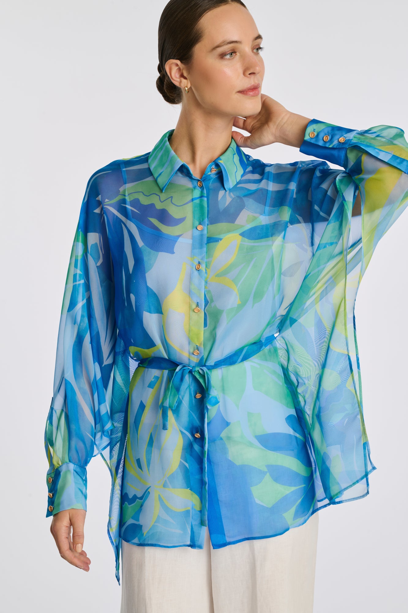 Tunique kaftans en voile