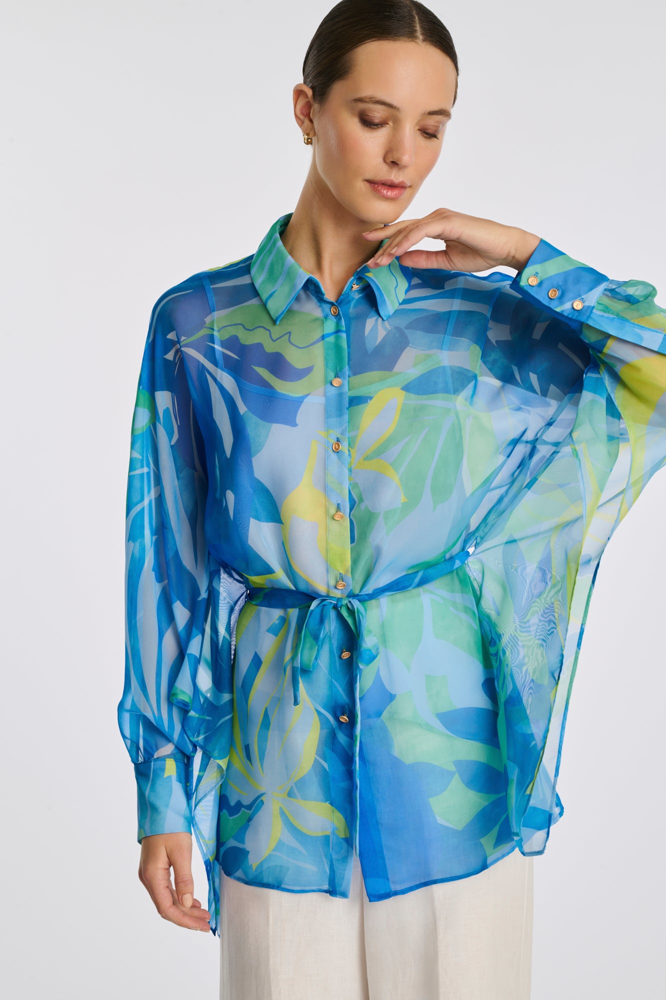 Tunique kaftans en voile